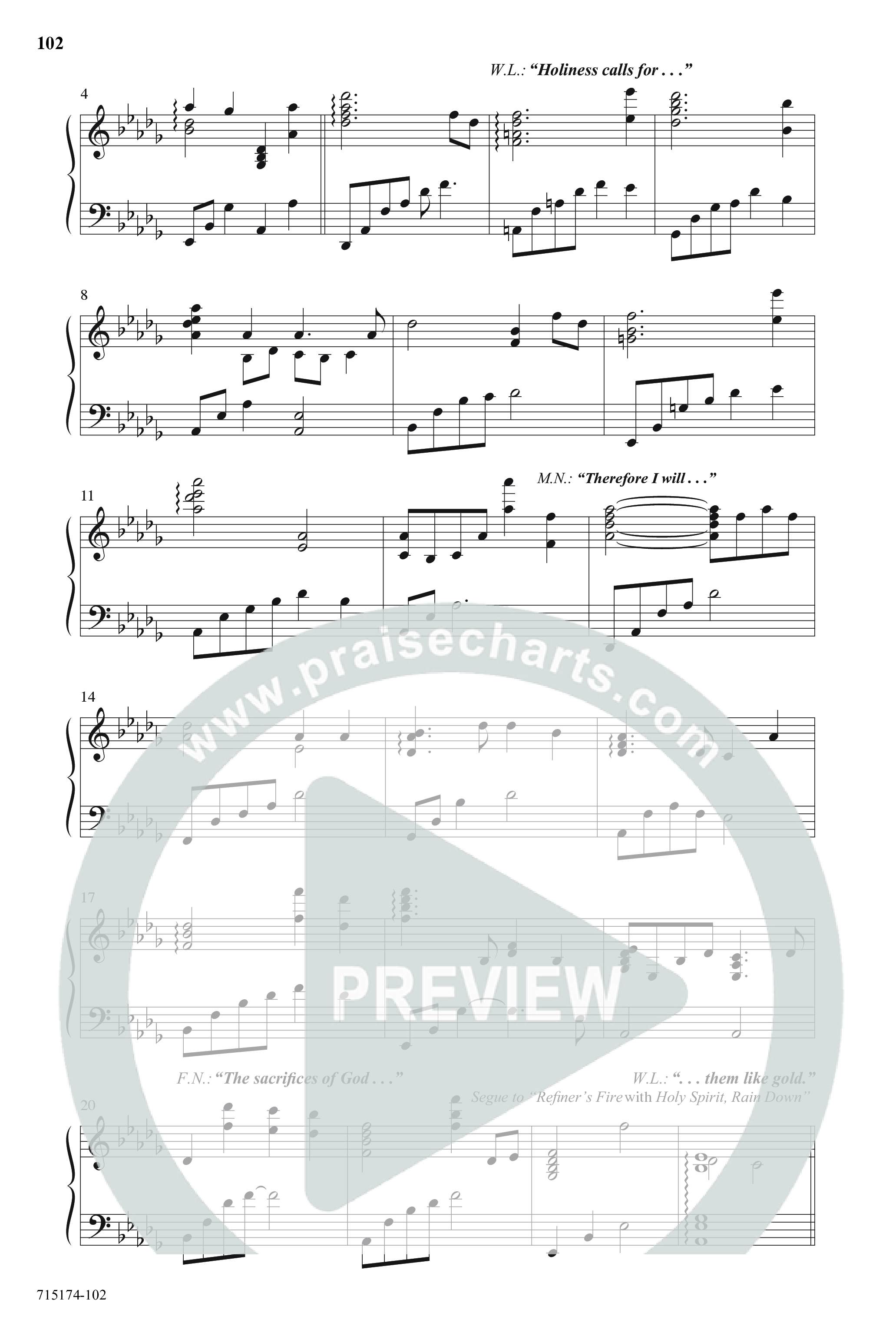 Evidence Of Grace (11 Song Choral Collection) Song 8 (Piano SATB) (Word Music Choral)