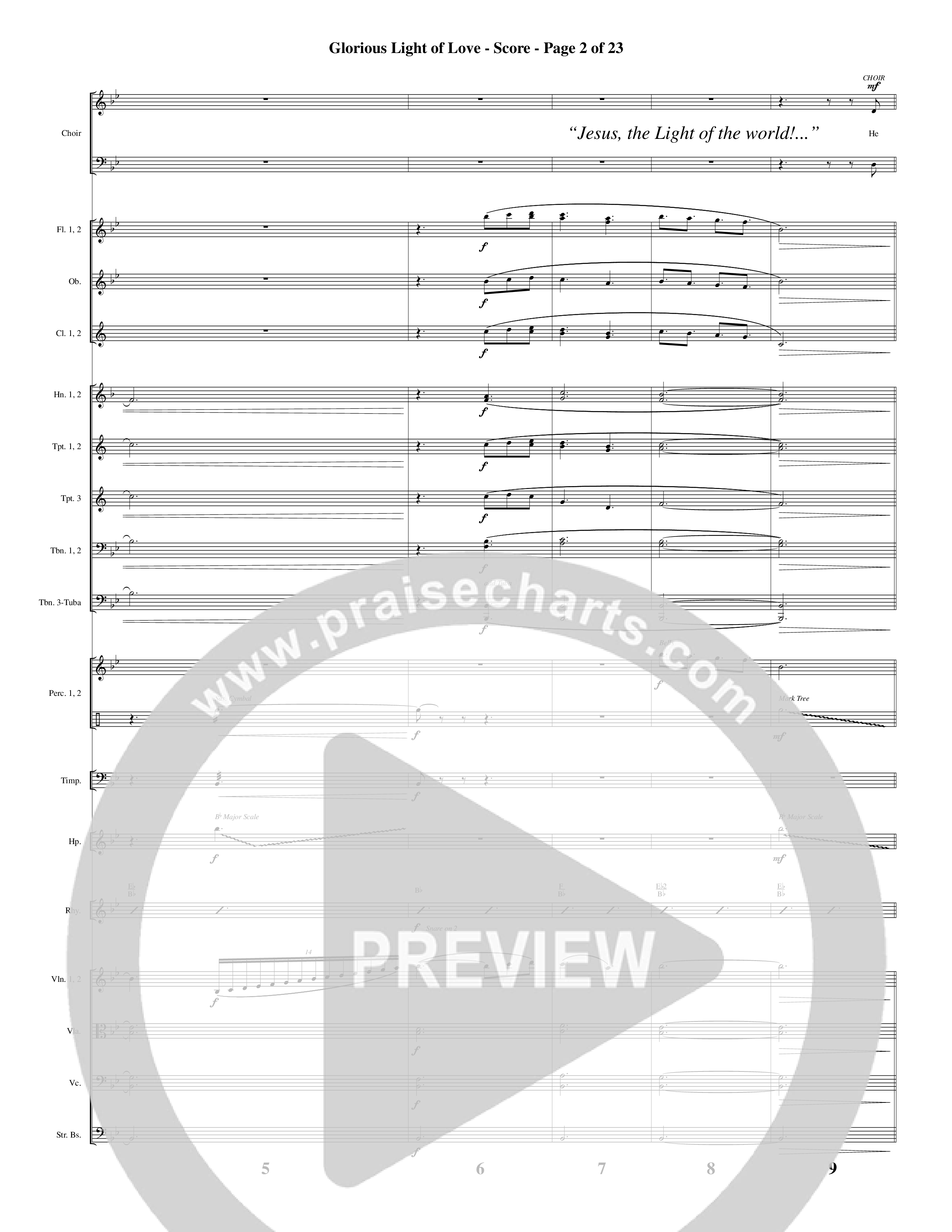 Glorious Light Of Christmas (9 Song Choral Collection) Song 2 (Orchestration) (Word Music Choral / Arr. Marty Hamby)