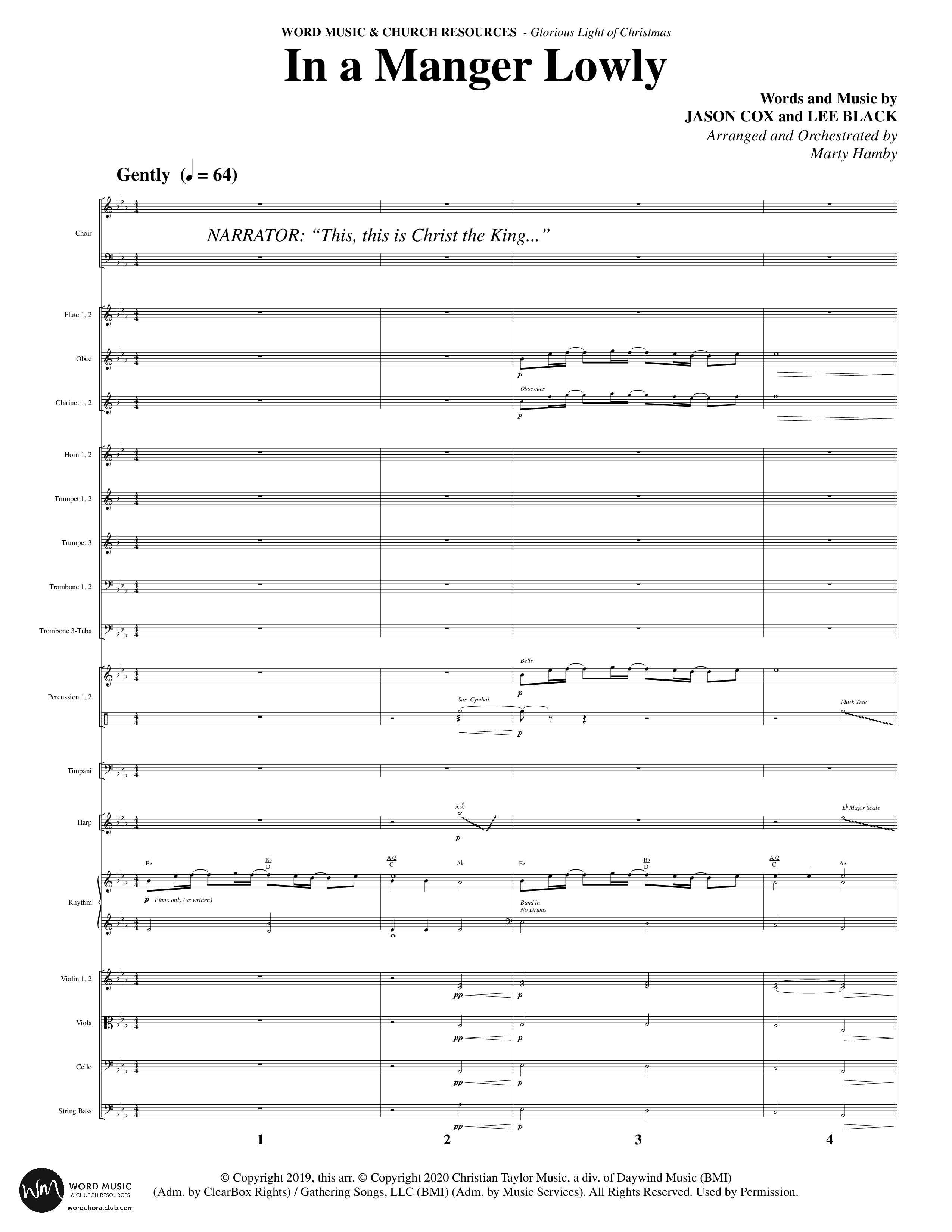 Glorious Light Of Christmas (9 Song Choral Collection) Song 4 (Orchestration) (Word Music Choral / Arr. Marty Hamby)