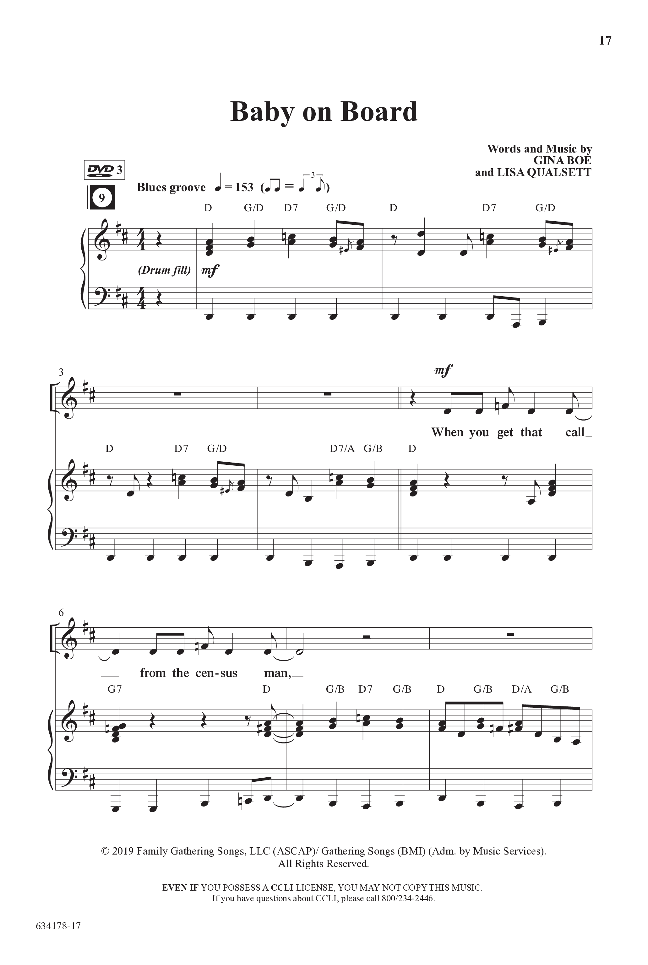 Good News Ahead: The Signs Of Christmas (7 Song Choral Collection) Song 3 (Piano SATB) (WordKidz)