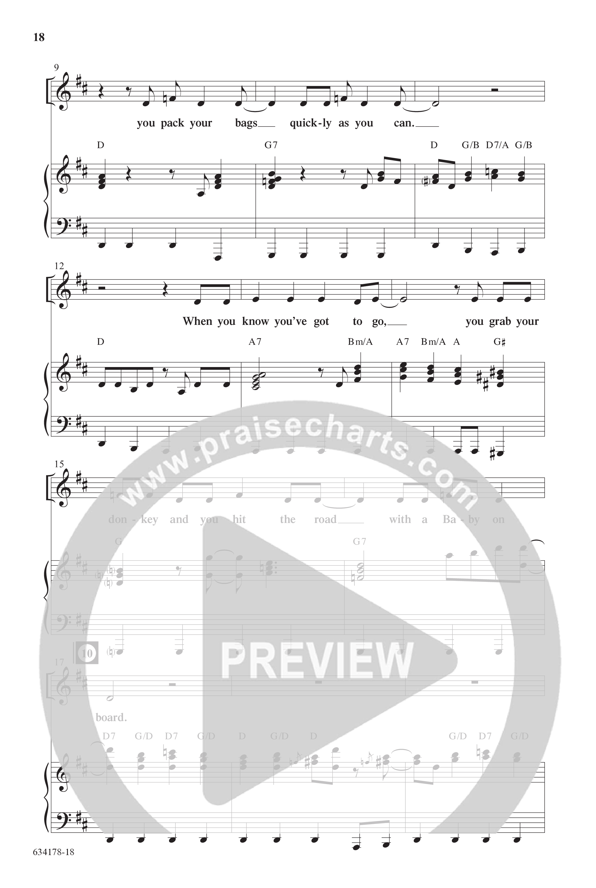 Good News Ahead: The Signs Of Christmas (7 Song Choral Collection) Song 3 (Piano SATB) (WordKidz)