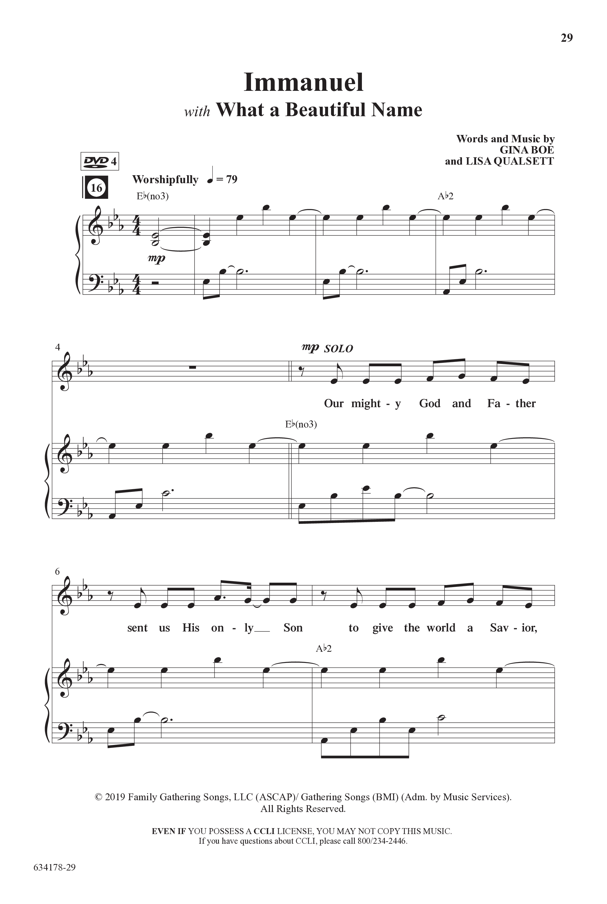 Good News Ahead: The Signs Of Christmas (7 Song Choral Collection) Song 4 (Piano SATB) (WordKidz)