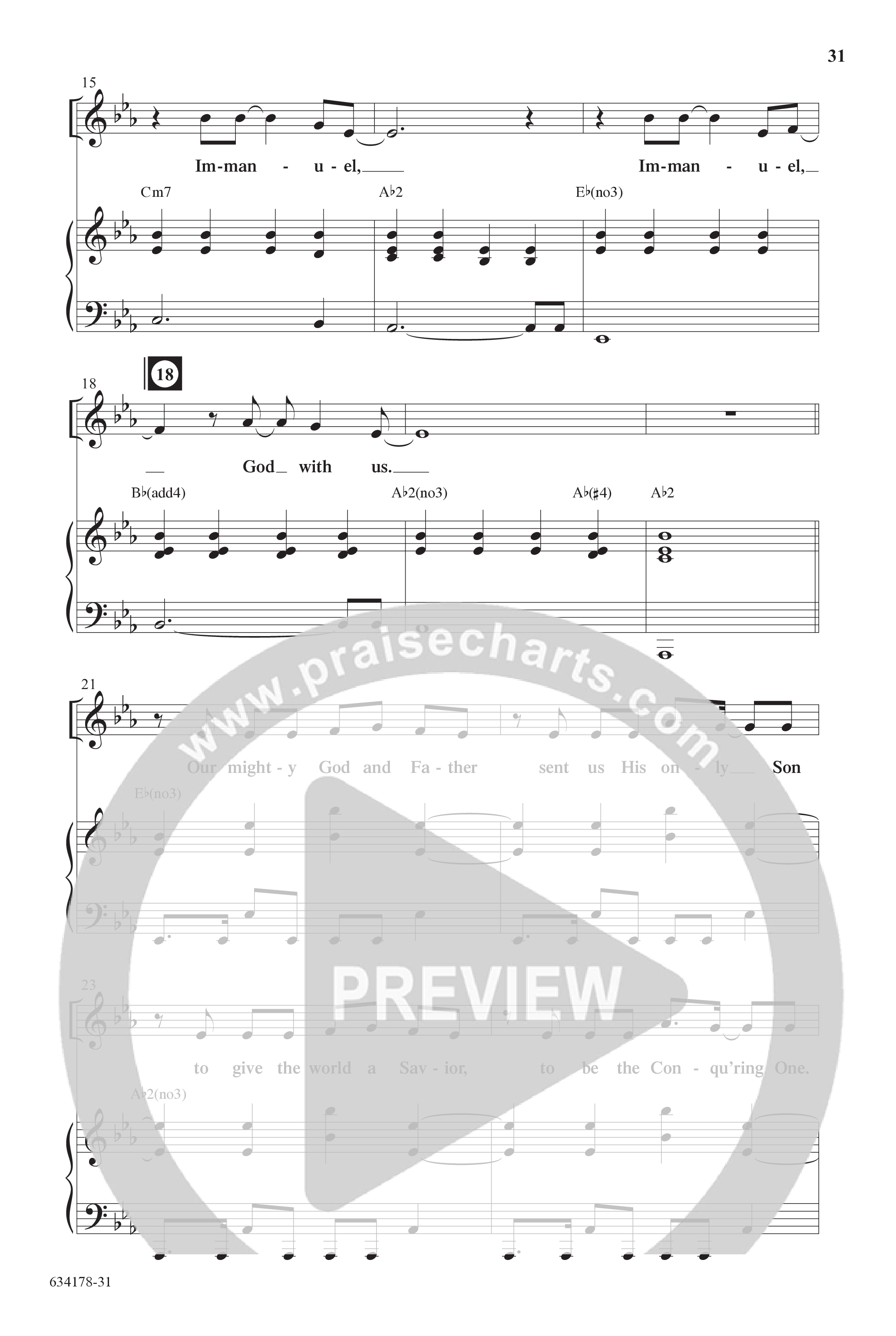 Good News Ahead: The Signs Of Christmas (7 Song Choral Collection) Song 4 (Piano SATB) (WordKidz)