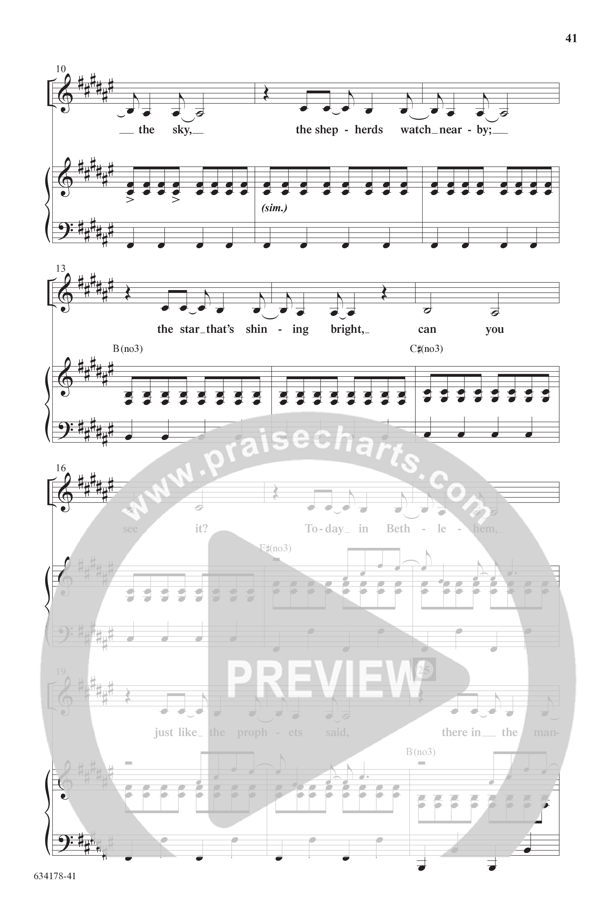 Good News Ahead: The Signs Of Christmas (7 Song Choral Collection) Song 5 (Piano SATB) (WordKidz)