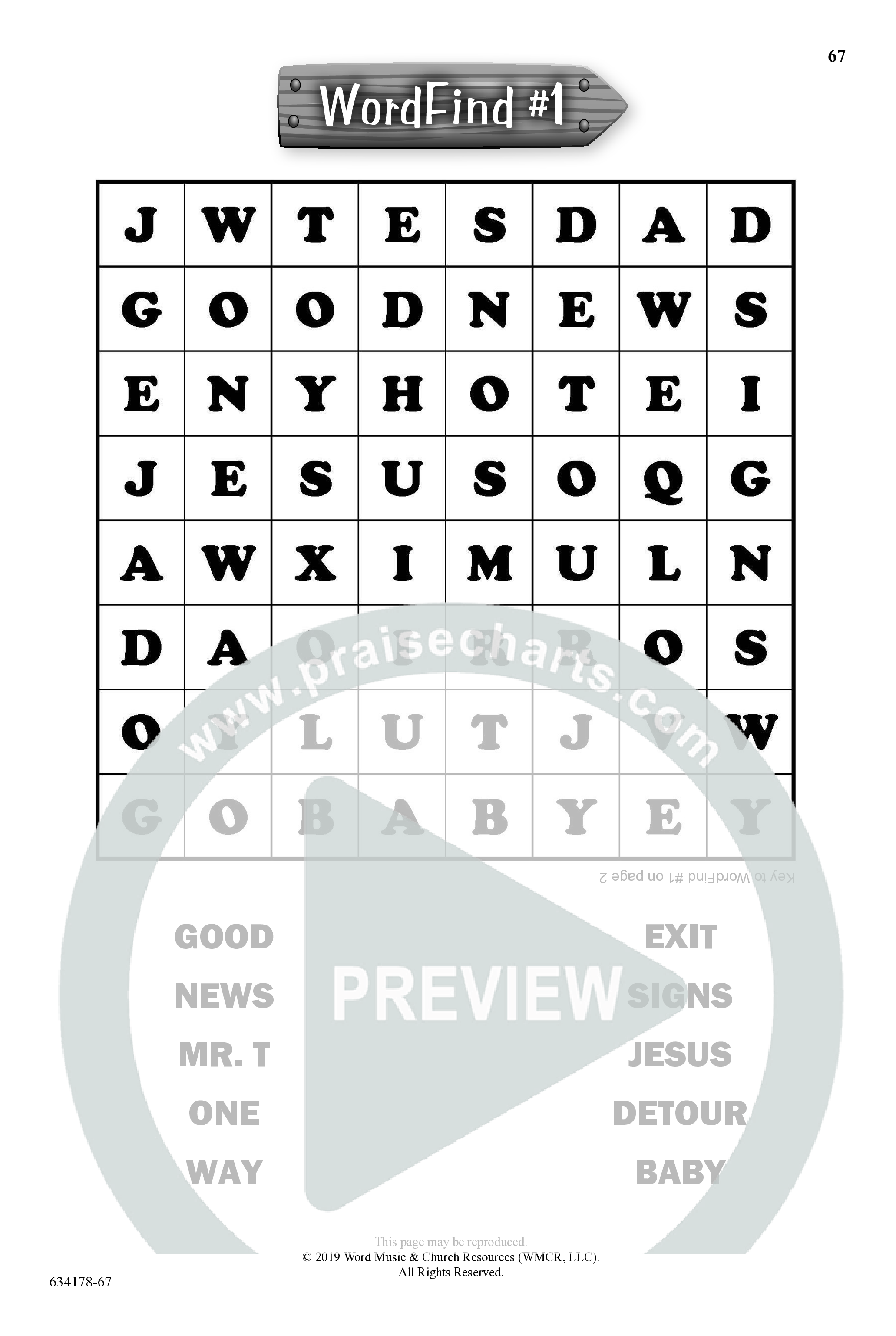 Good News Ahead: The Signs Of Christmas (7 Song Choral Collection) Song 8 (Piano SATB) (WordKidz)
