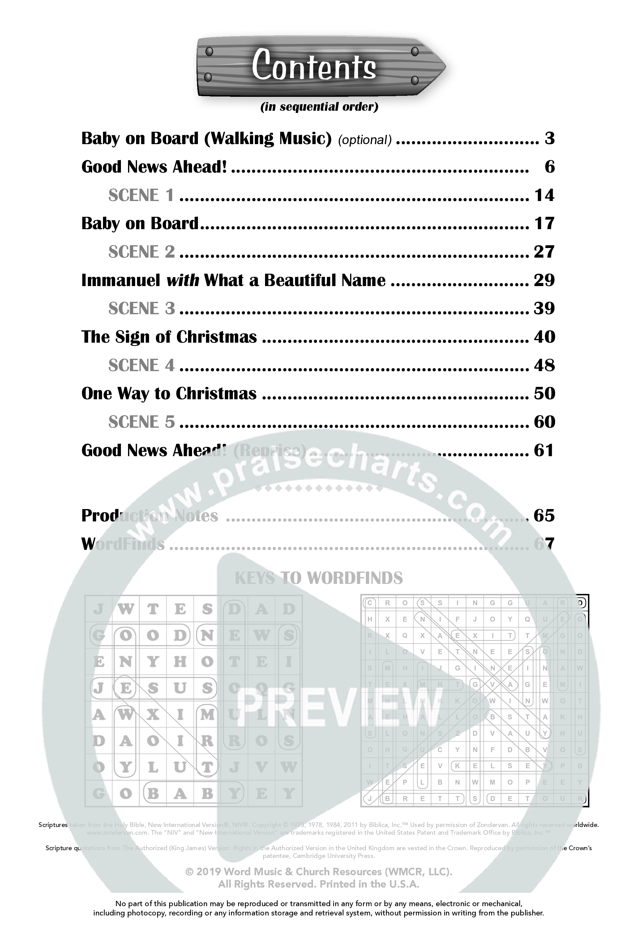 Good News Ahead: The Signs Of Christmas (7 Song Choral Collection) Choral Book (WordKidz)