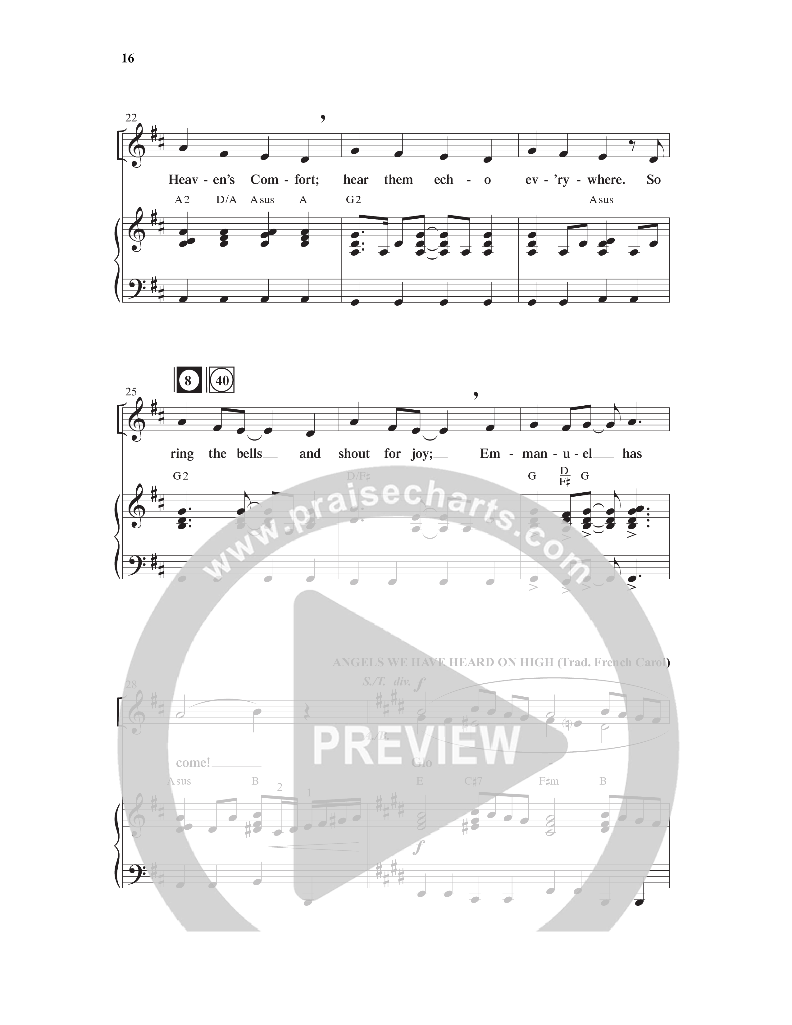 Here We Come a'Caroling (5 Song Choral Collection) Song 2 (Piano SATB) (Word Music Choral)