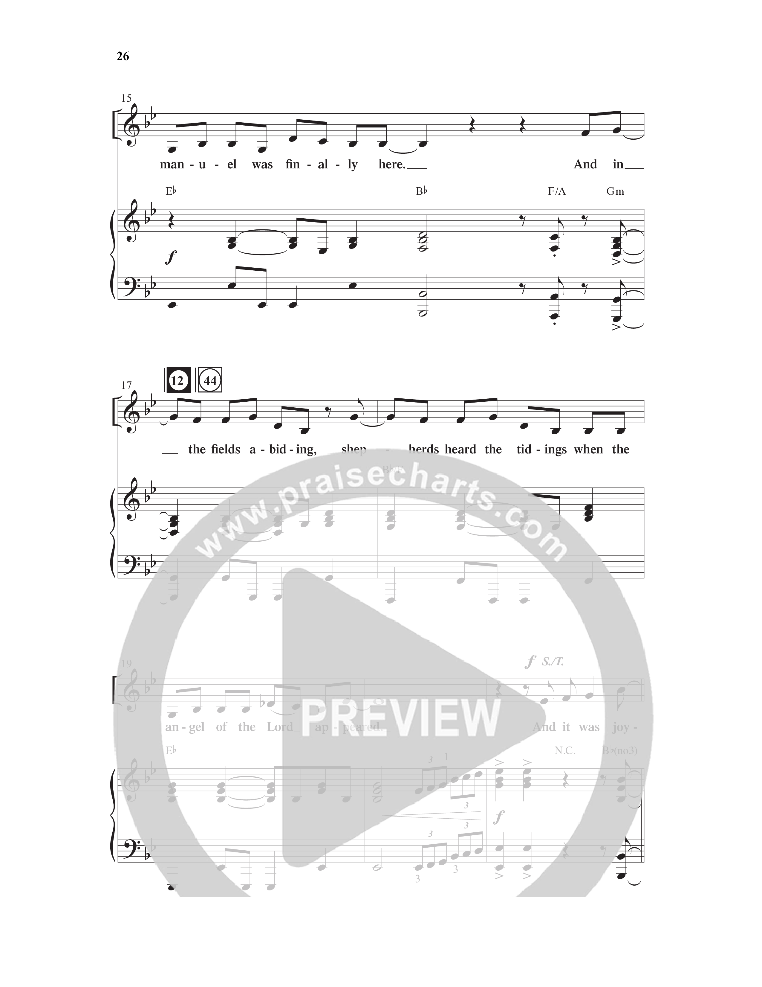 Here We Come a'Caroling (5 Song Choral Collection) Song 3 (Piano SATB) (Word Music Choral)