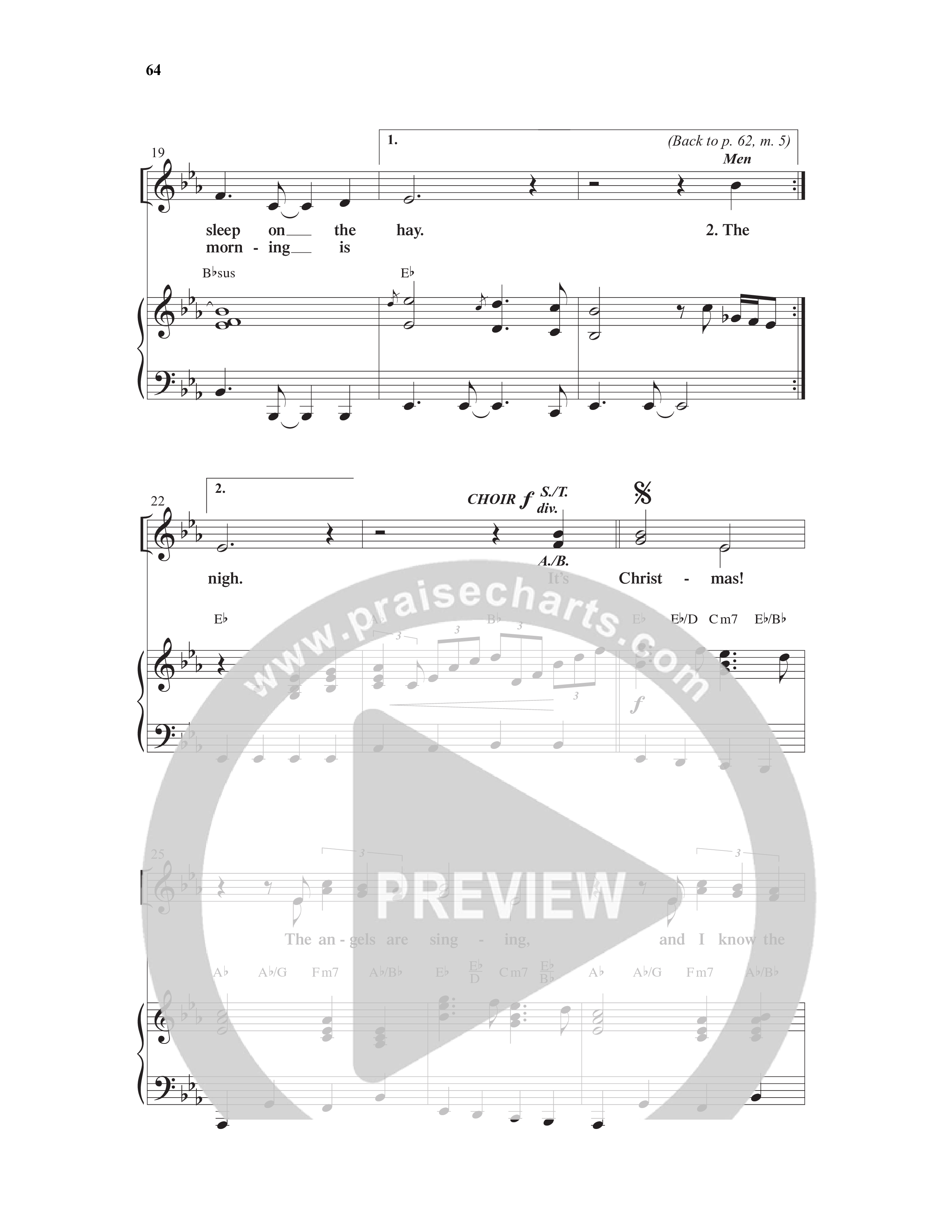 Here We Come a'Caroling (5 Song Choral Collection) Song 5 (Piano SATB) (Word Music Choral)