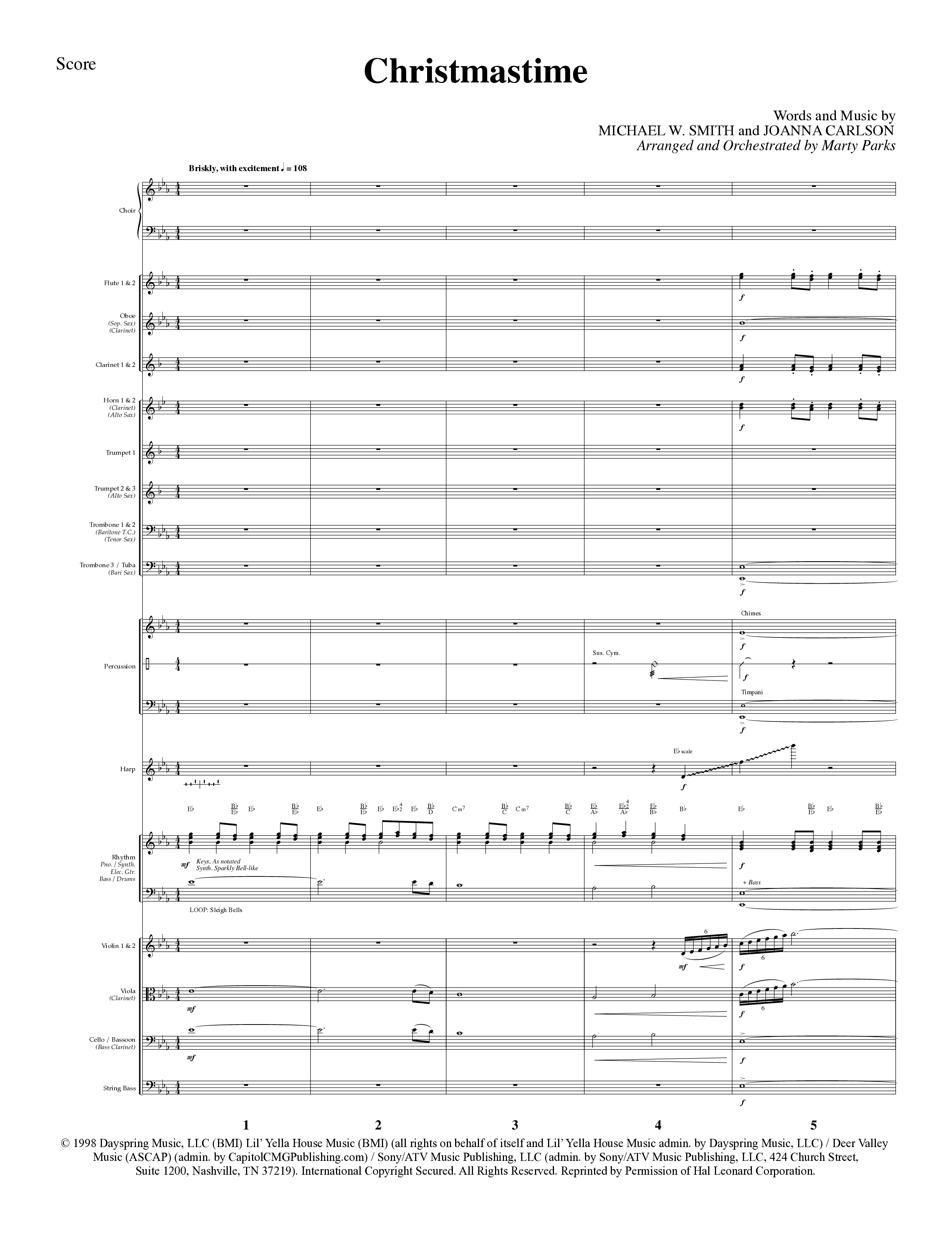 Holding On To Christmas (9 Song Choral Collection) Orchestrations (SATB) (Word Music Choral / Arr. Marty Parks)