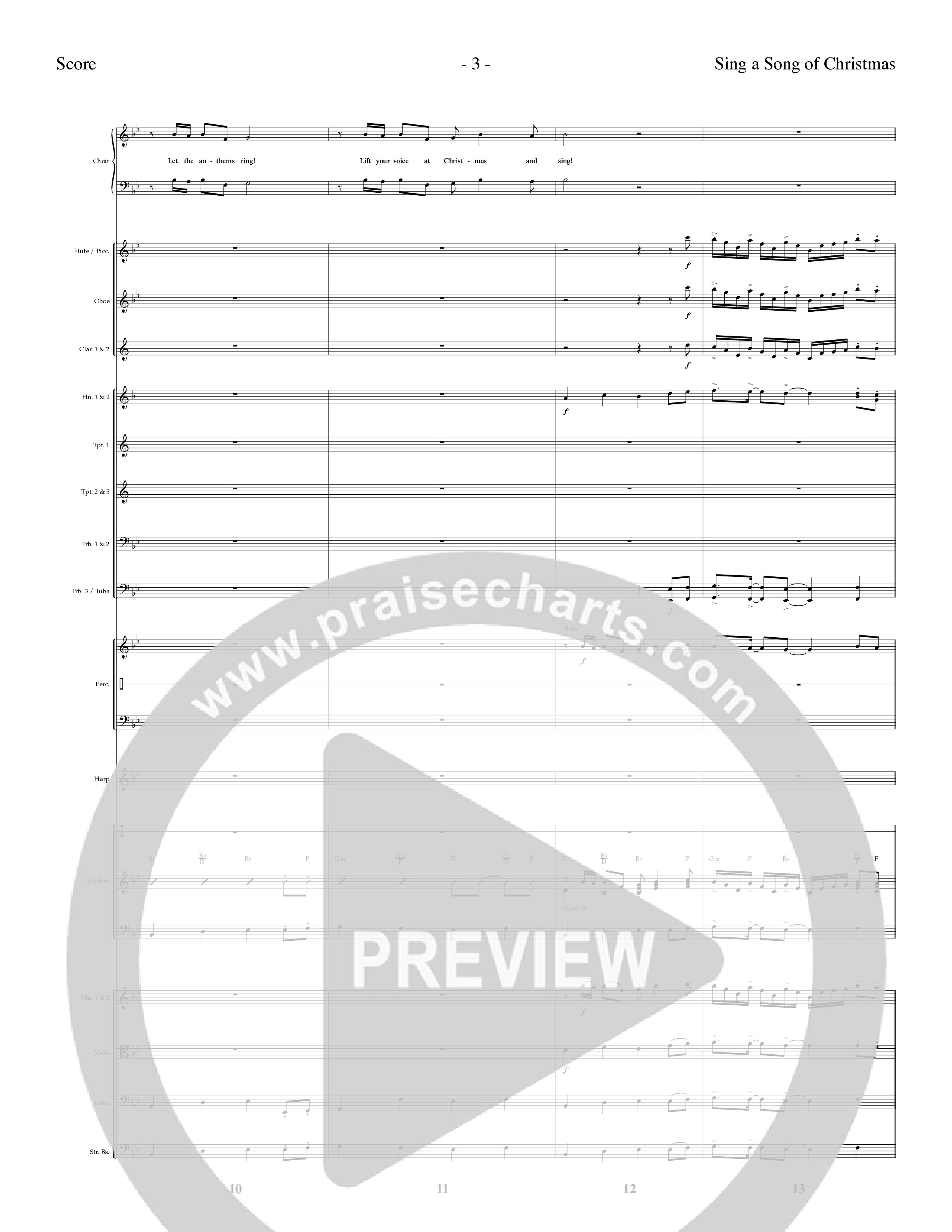 Holding On To Christmas (9 Song Choral Collection) Song 3 (Orchestration) (Word Music Choral / Arr. Marty Parks)