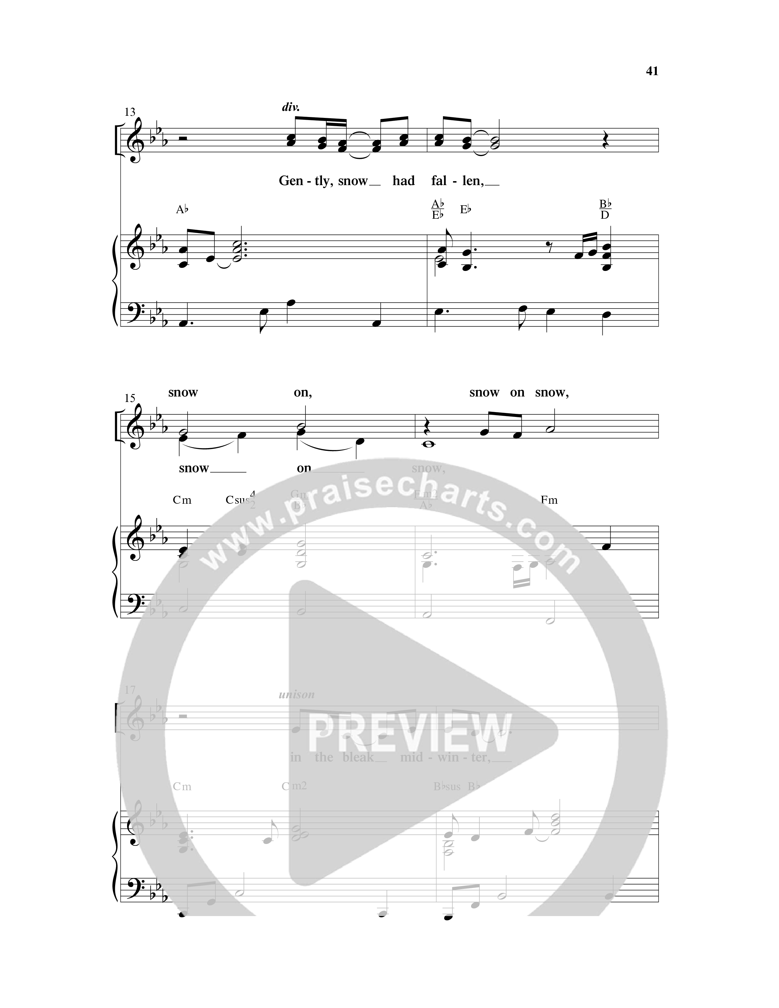 Holding On To Christmas (9 Song Choral Collection) Song 4 (Piano SATB) (Word Music Choral / Arr. Marty Parks)