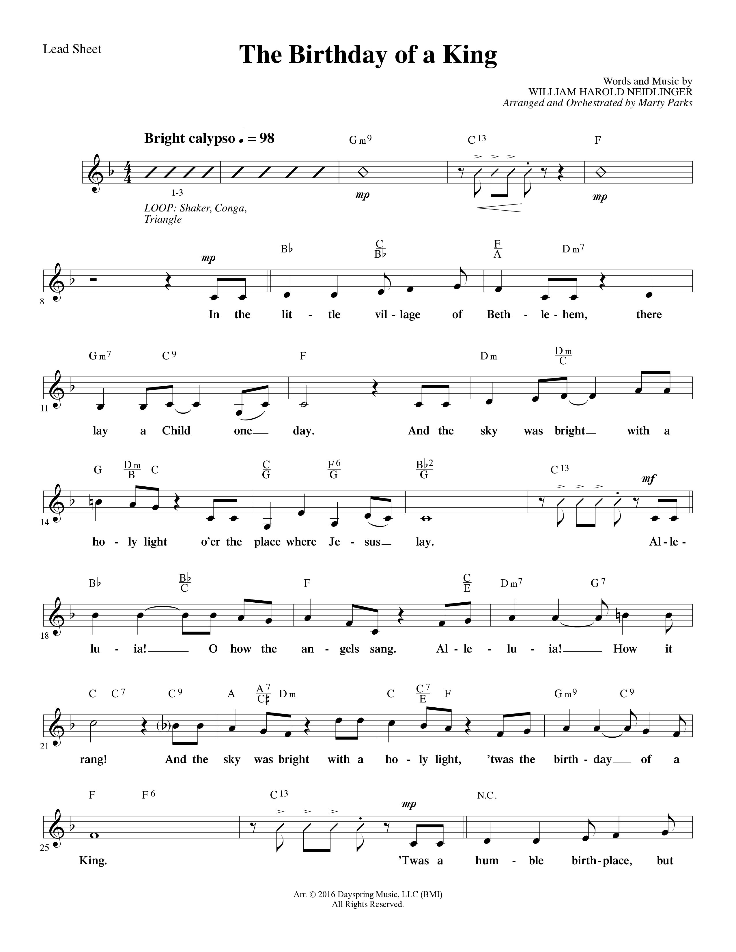 Holding On To Christmas (9 Song Choral Collection) Song 5 (Lead & Chords) (Word Music Choral / Arr. Marty Parks)