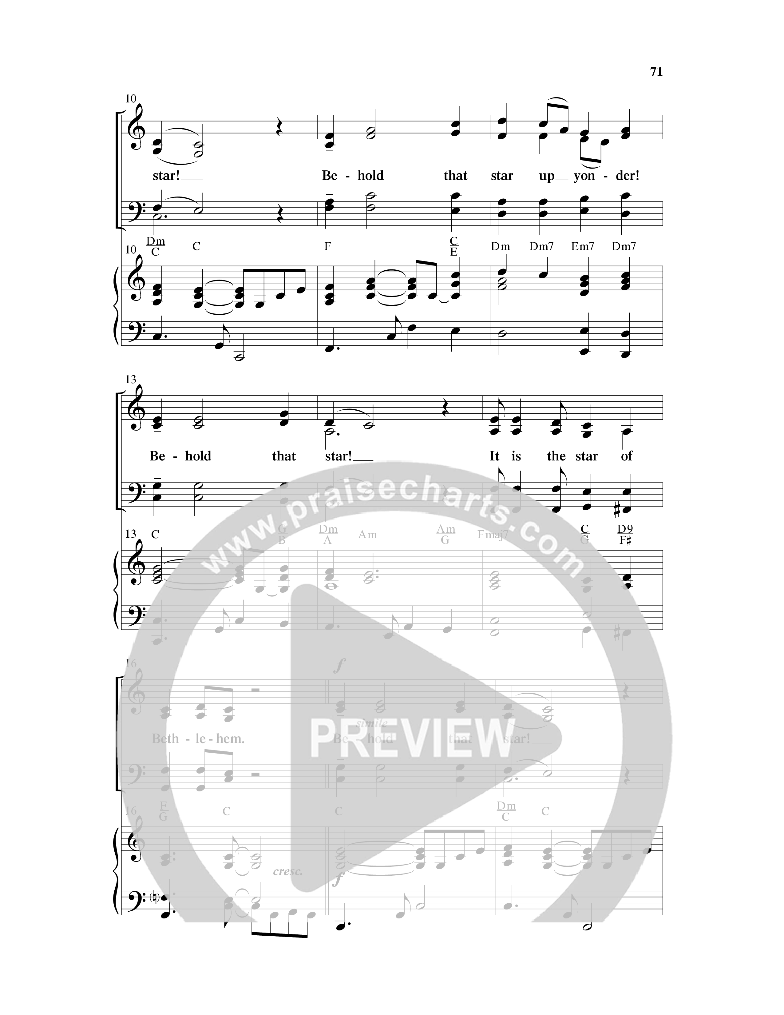Holding On To Christmas (9 Song Choral Collection) Song 7 (Piano SATB) (Word Music Choral / Arr. Marty Parks)