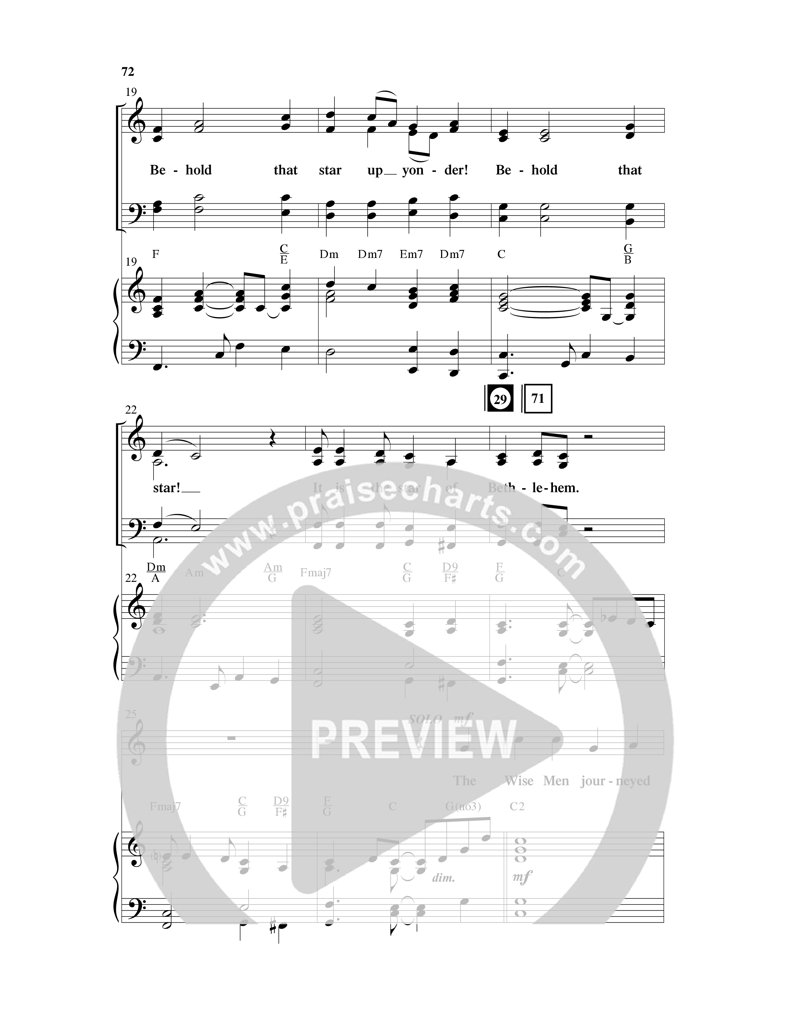 Holding On To Christmas (9 Song Choral Collection) Song 7 (Piano SATB) (Word Music Choral / Arr. Marty Parks)