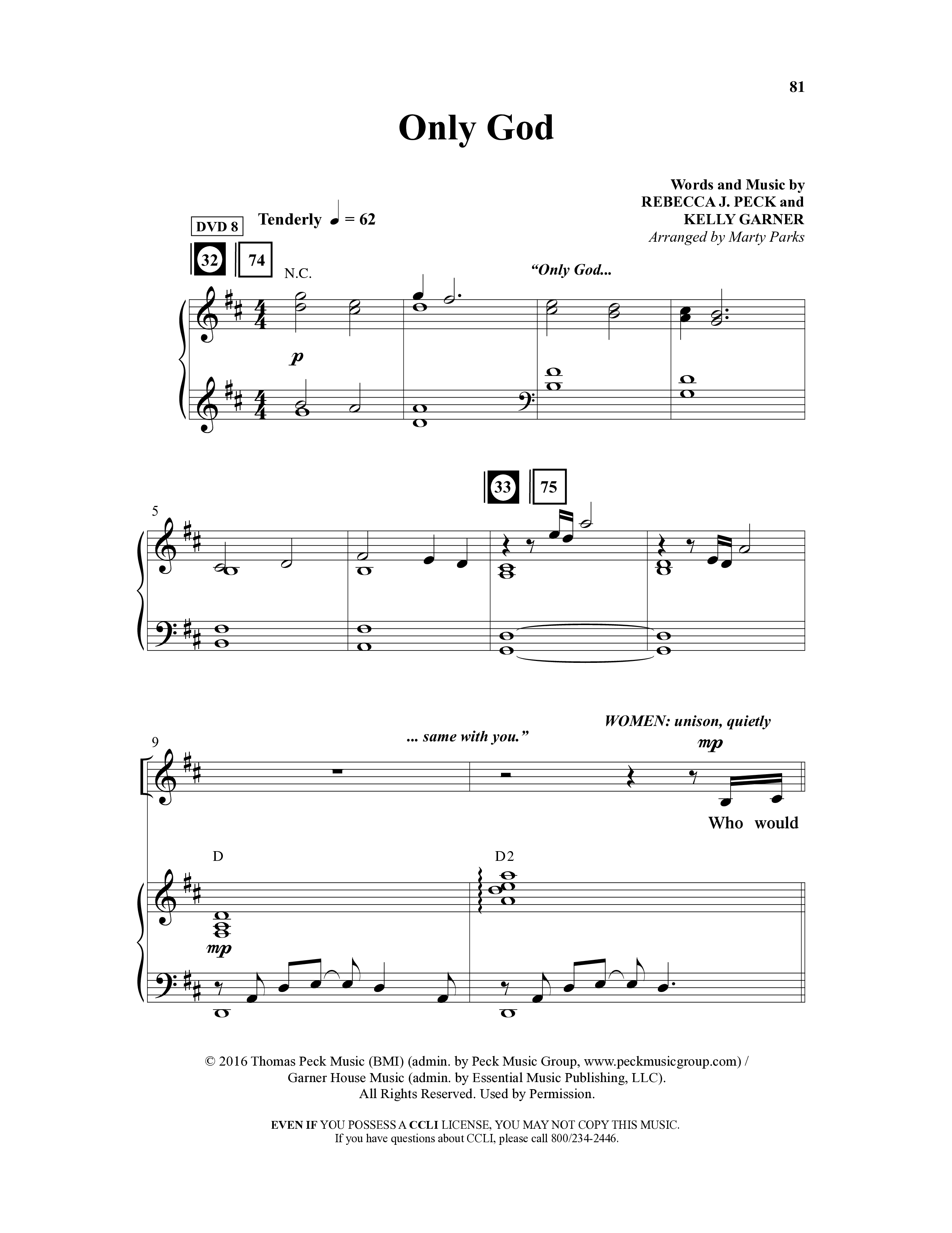 Holding On To Christmas (9 Song Choral Collection) Song 8 (Piano SATB) (Word Music Choral / Arr. Marty Parks)