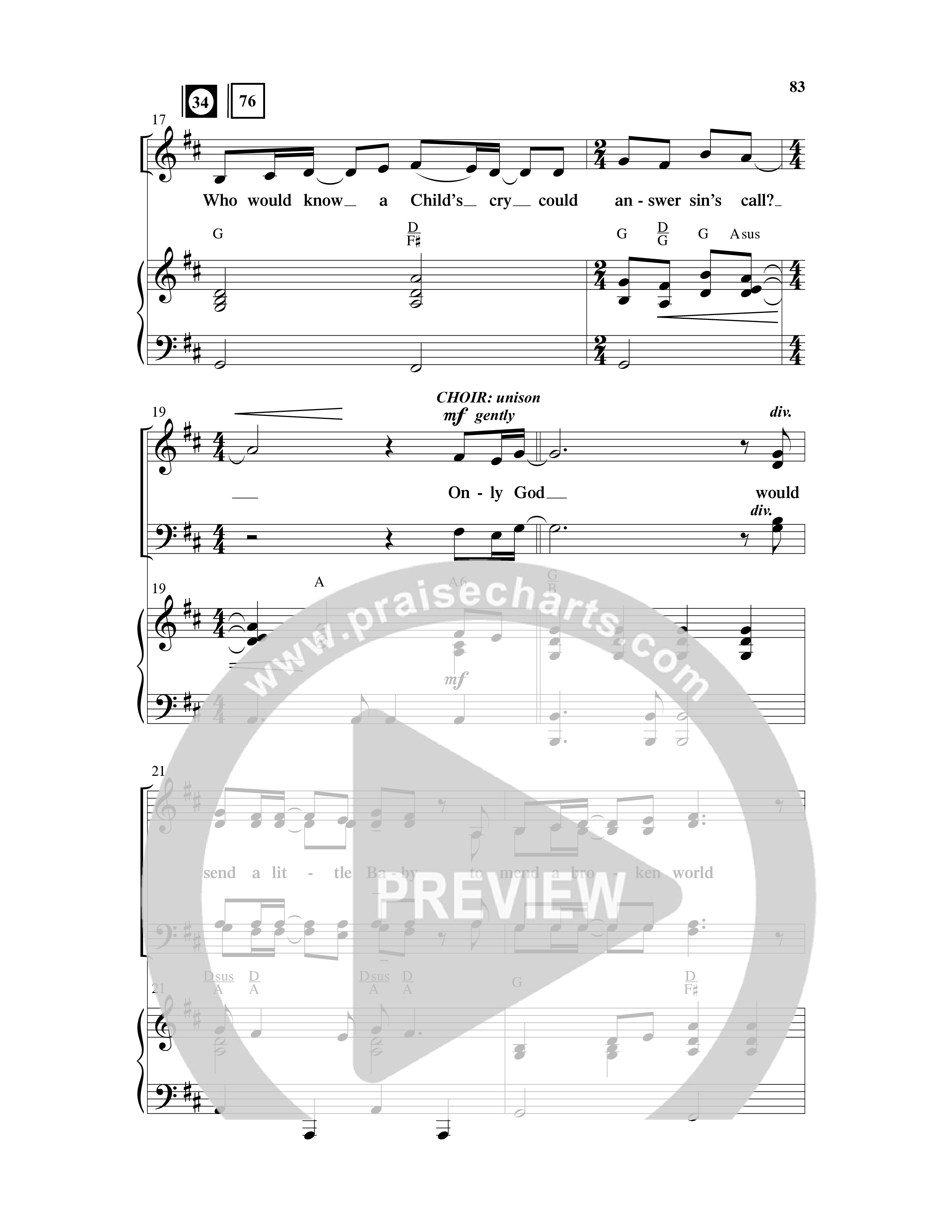 Holding On To Christmas (9 Song Choral Collection) Song 8 (Piano SATB) (Word Music Choral / Arr. Marty Parks)