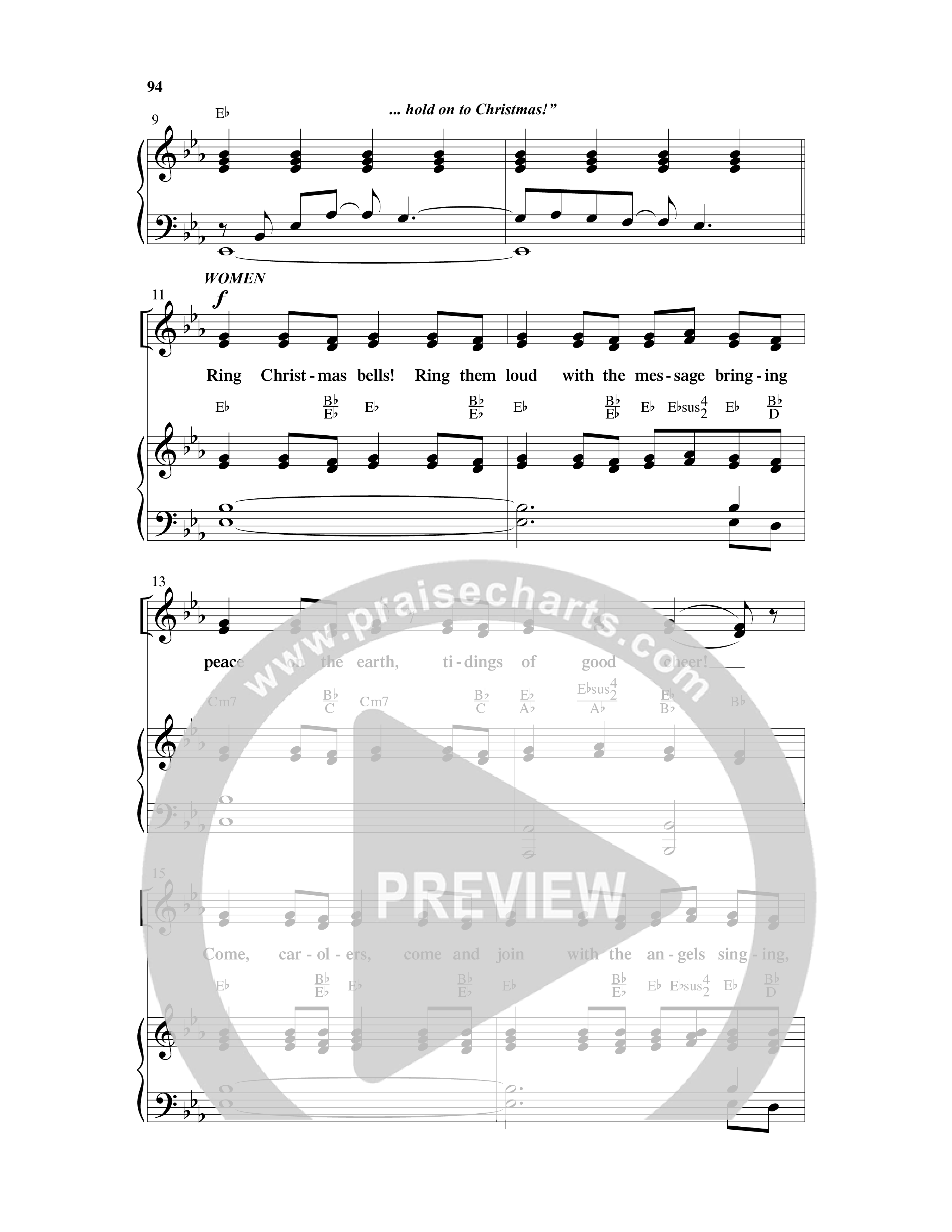 Holding On To Christmas (9 Song Choral Collection) Song 9 (Piano SATB) (Word Music Choral / Arr. Marty Parks)