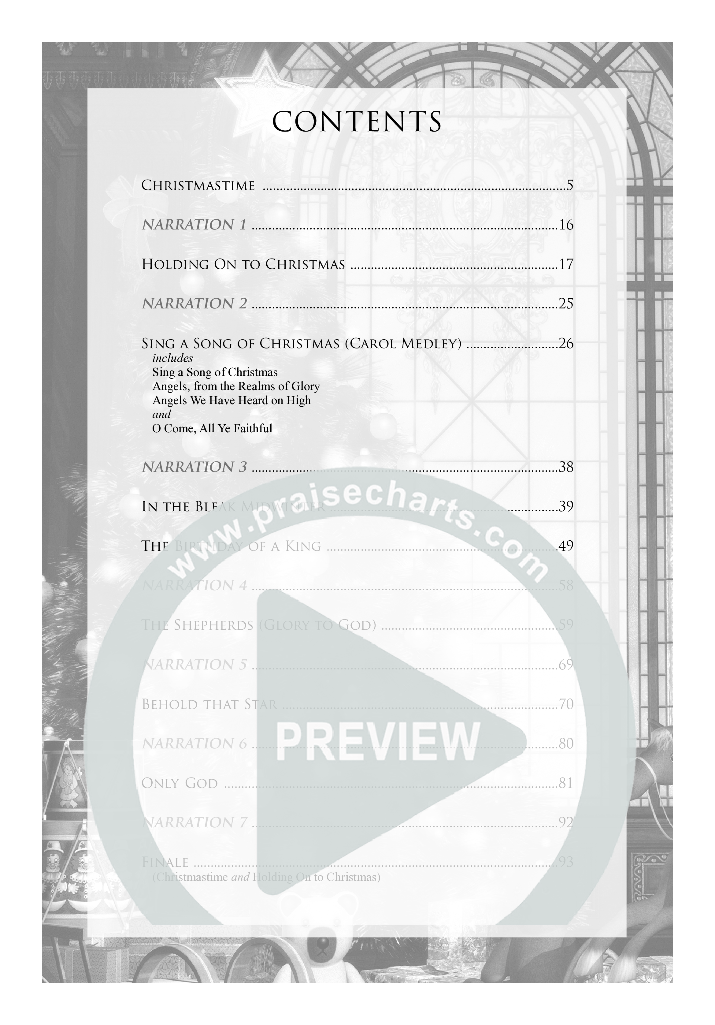 Holding On To Christmas (9 Song Choral Collection) Choral Book (Word Music Choral / Arr. Marty Parks)