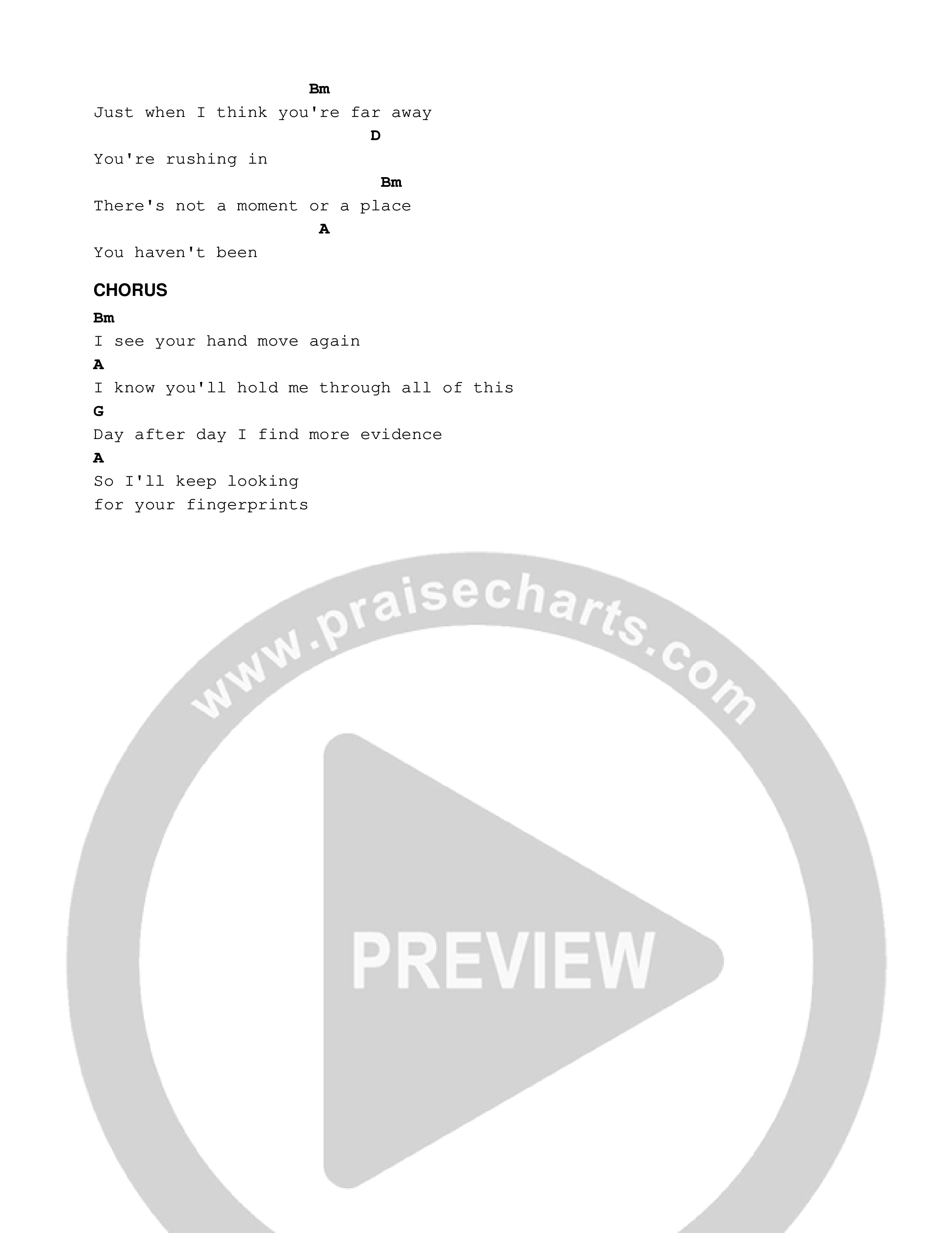 Fingerprints Chord Chart (Jenn Chenoweth)