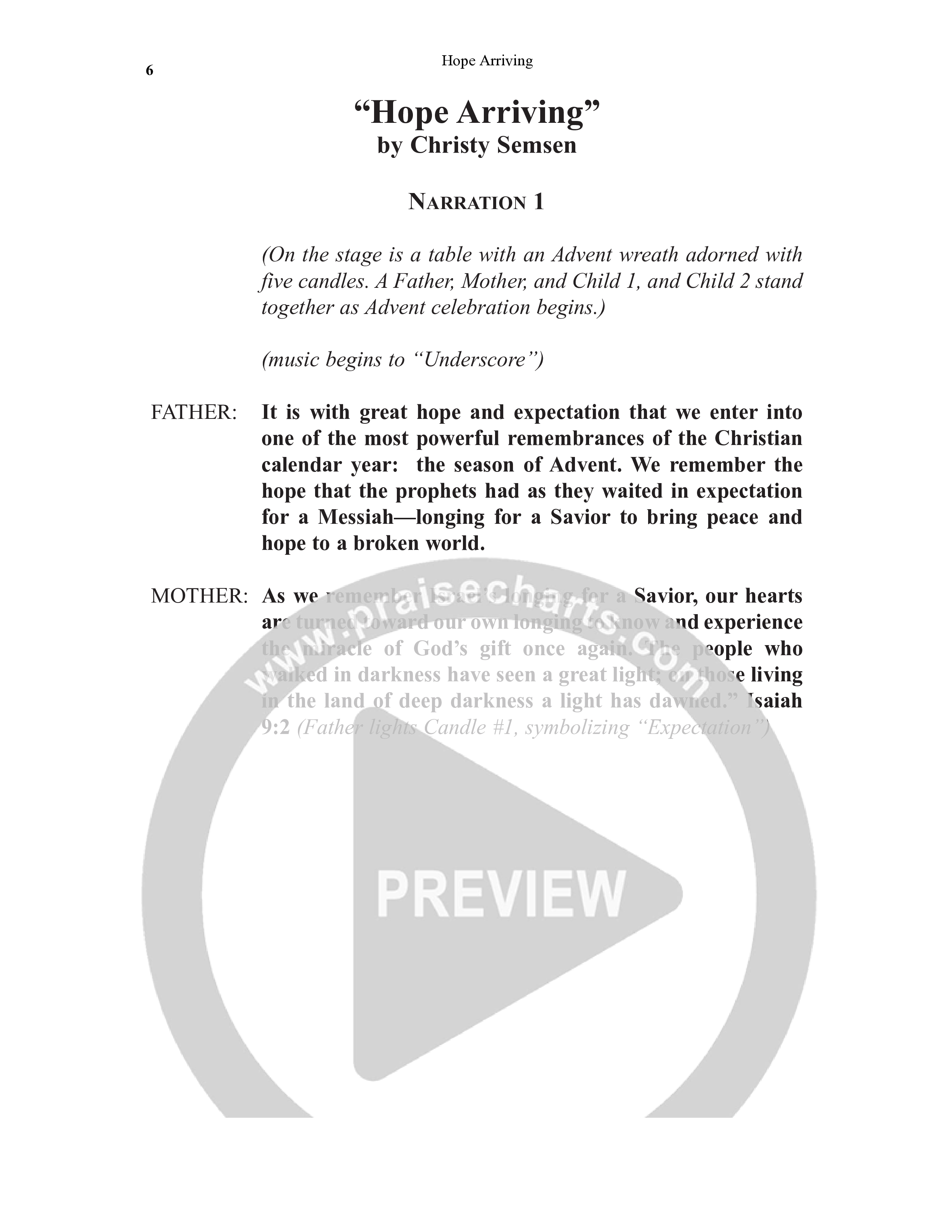 Hope Arriving (6 Song Choral Collection) Choral Book (Word Music Choral / Arr. David Hamilton)
