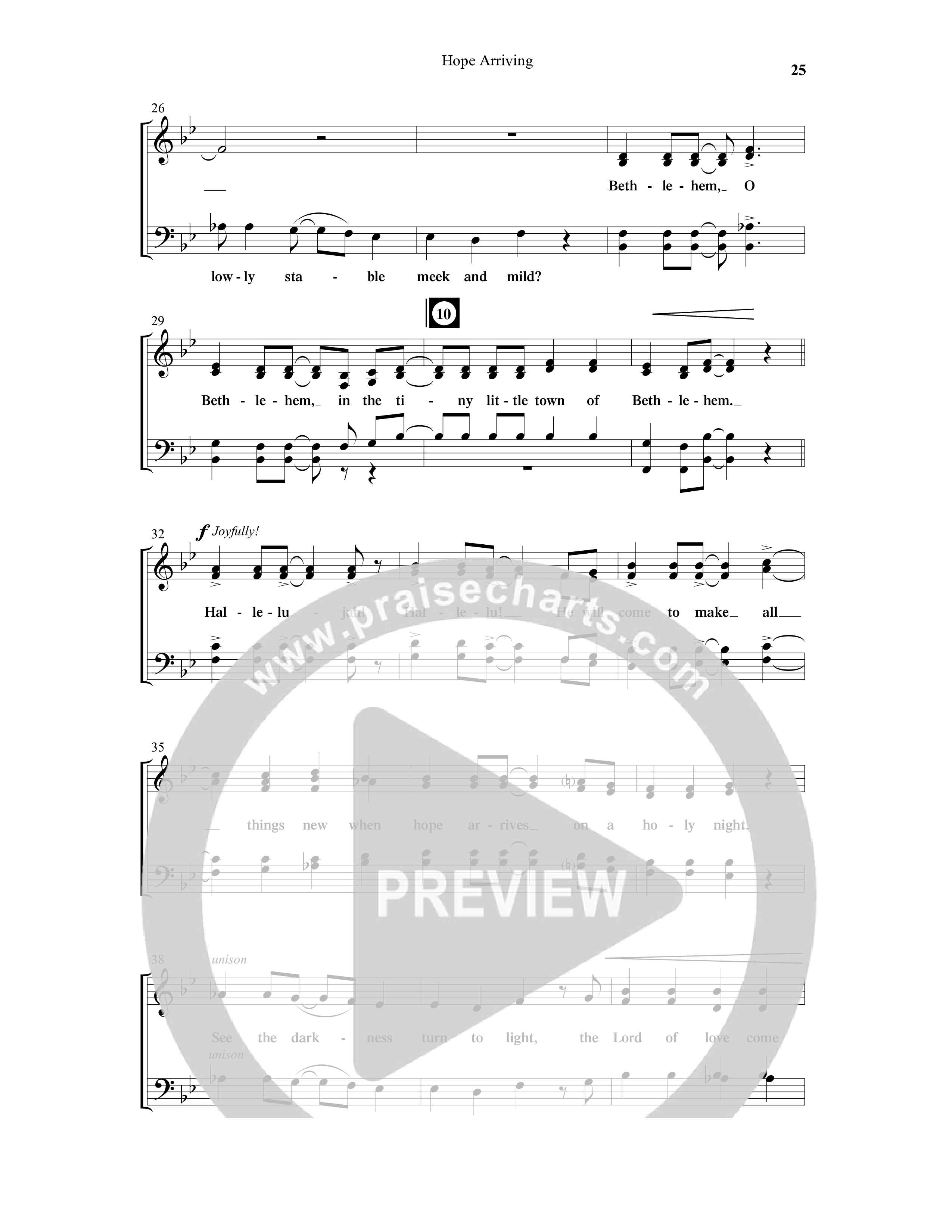 Hope Arriving (6 Song Choral Collection) Song 3 (Piano SATB) (Word Music Choral / Arr. David Hamilton)