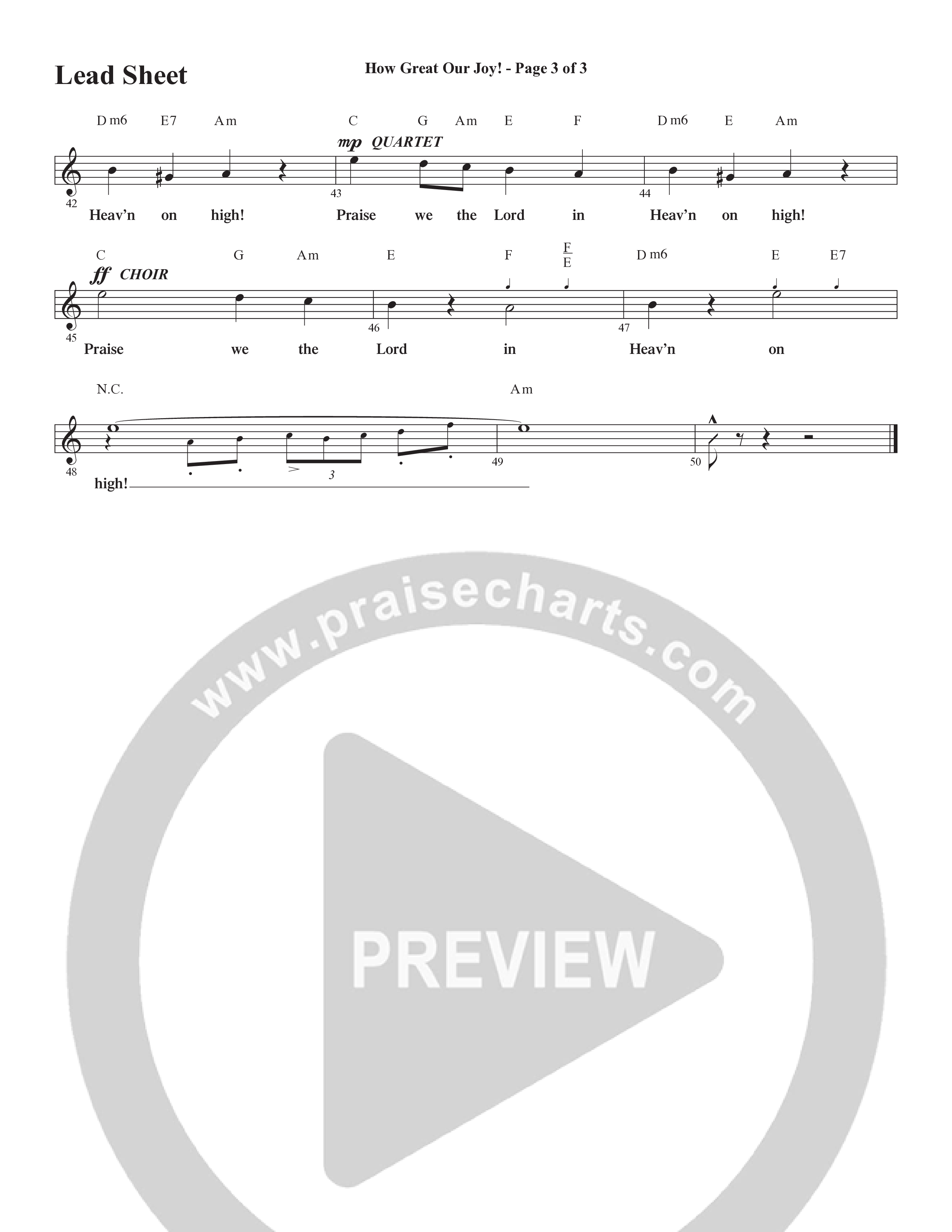 How Great Our Joy (10 Song Choral Collection) Lead & Chords Collection (Word Music Choral / Arr. Marty Parks)
