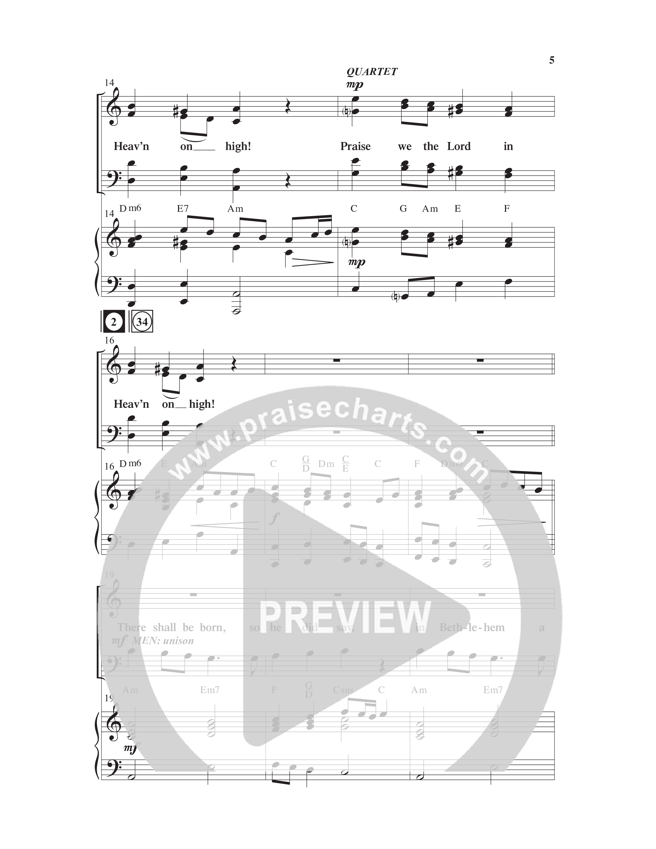 How Great Our Joy (10 Song Choral Collection) Song 1 (Piano SATB) (Word Music Choral / Arr. Marty Parks)