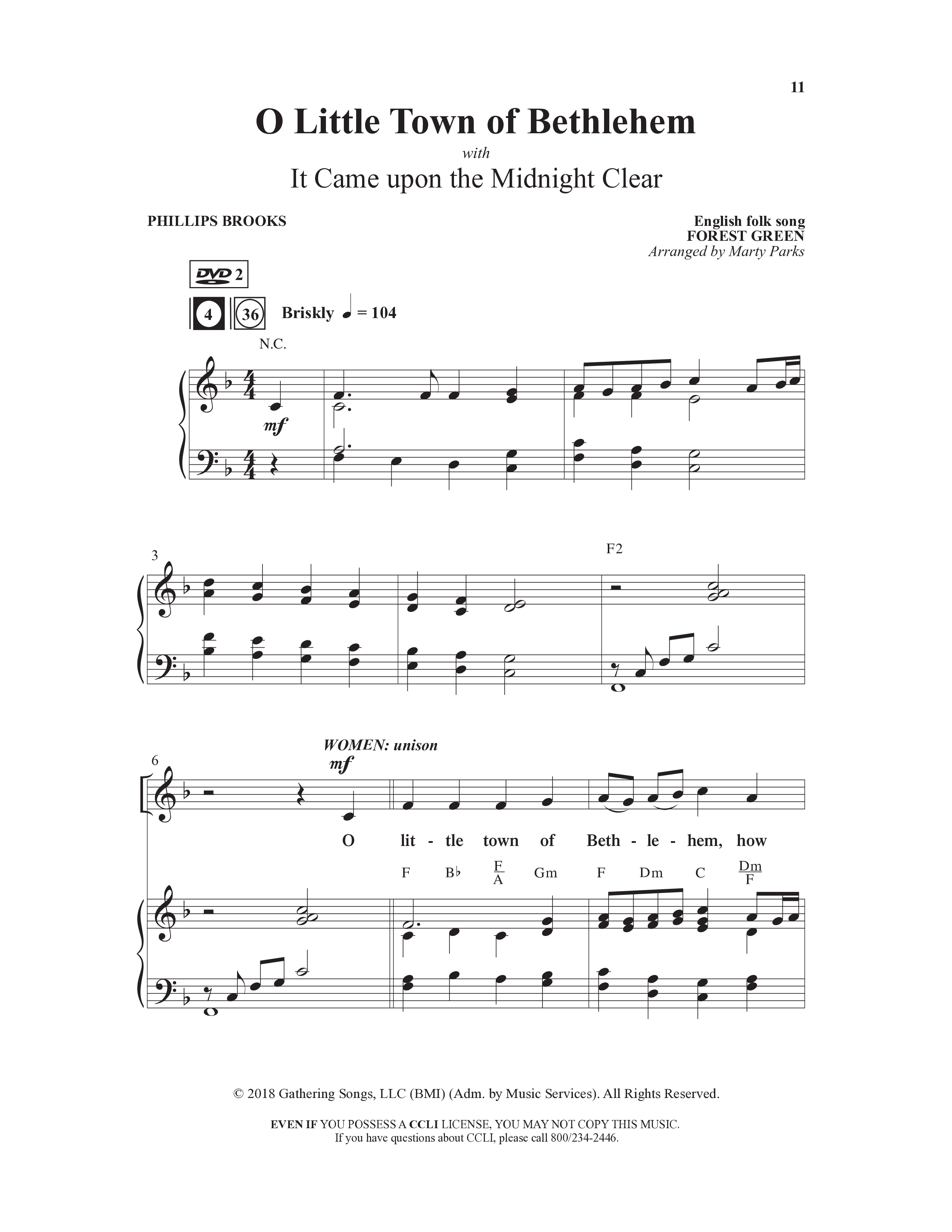 How Great Our Joy (10 Song Choral Collection) Song 2 (Piano SATB) (Word Music Choral / Arr. Marty Parks)