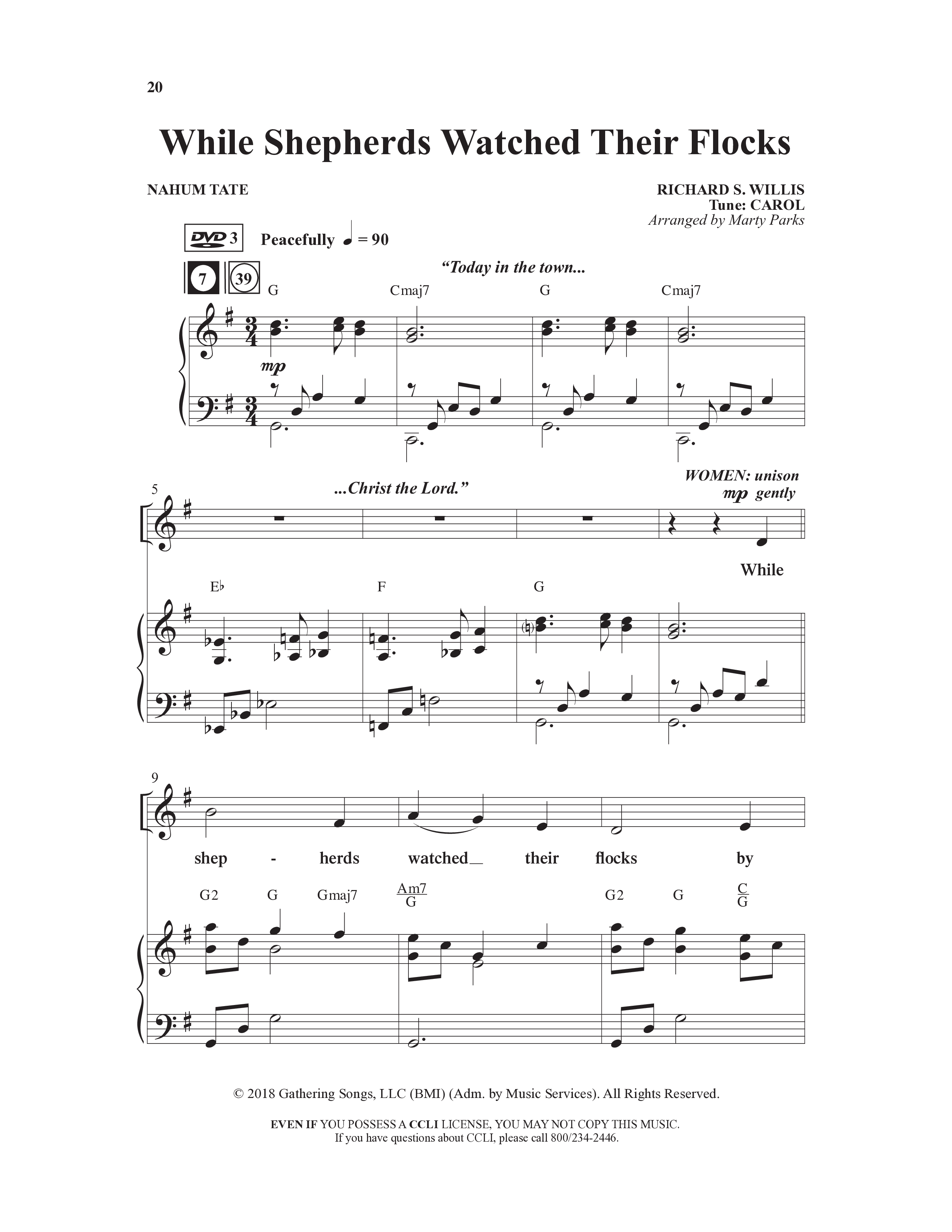 How Great Our Joy (10 Song Choral Collection) Song 3 (Piano SATB) (Word Music Choral / Arr. Marty Parks)