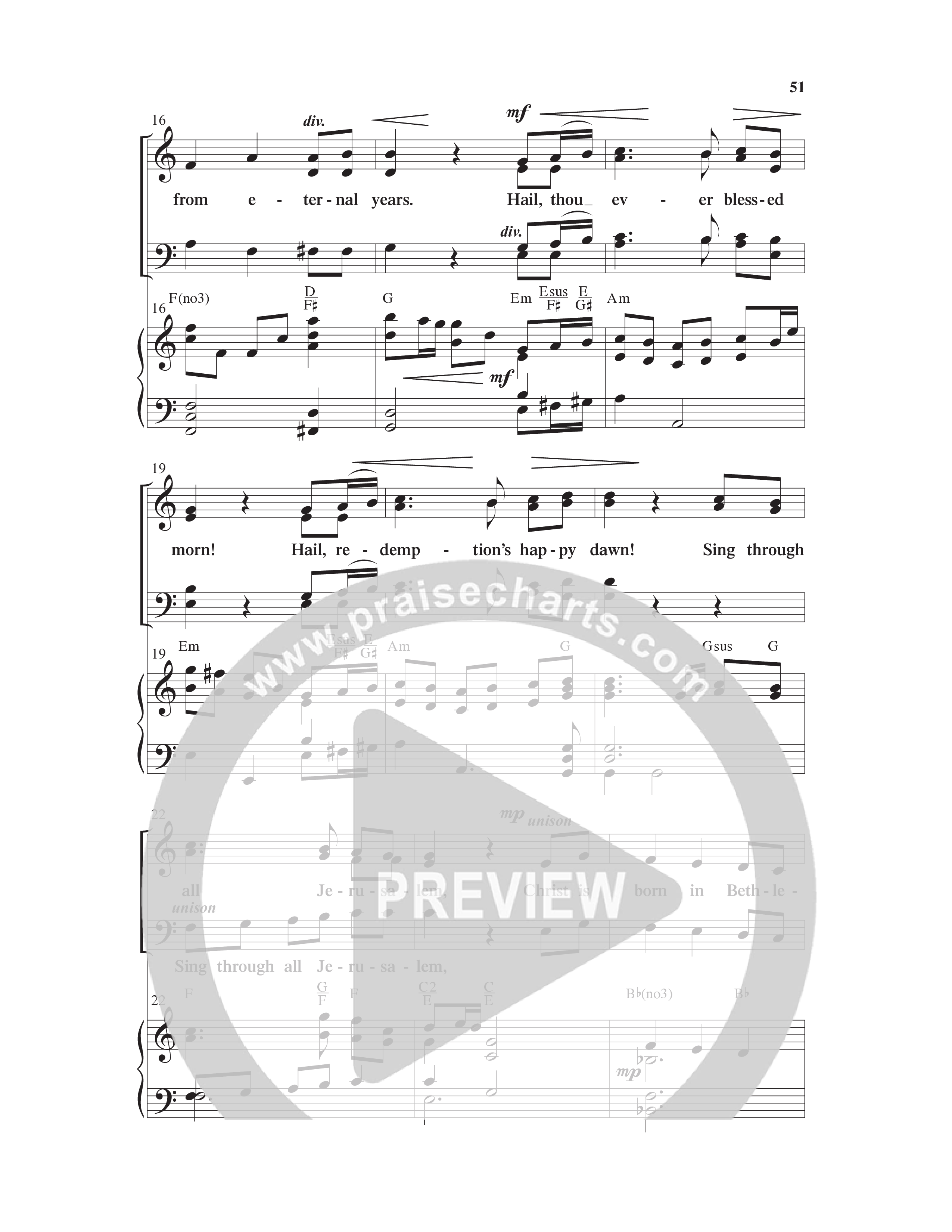 How Great Our Joy (10 Song Choral Collection) Song 6 (Piano SATB) (Word Music Choral / Arr. Marty Parks)