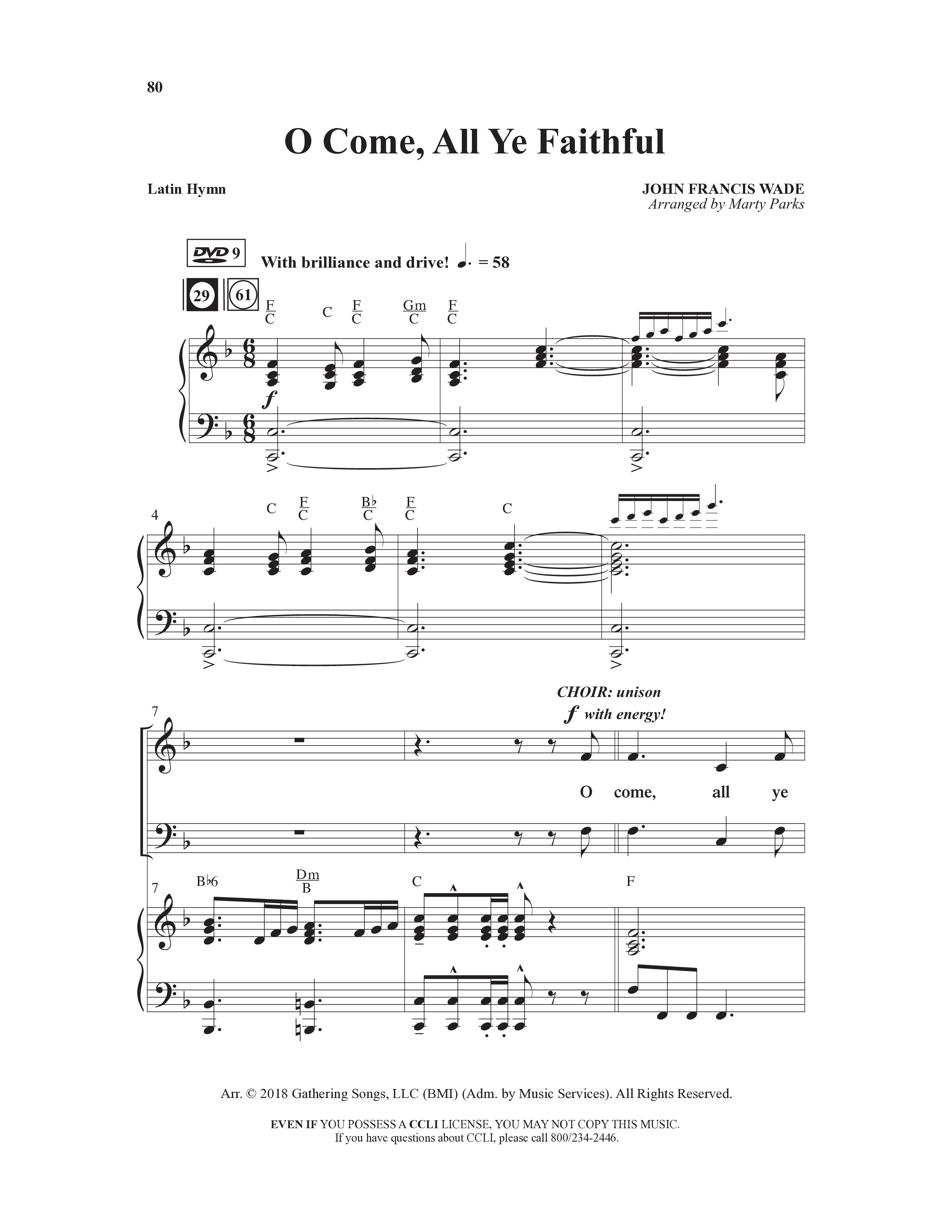How Great Our Joy (10 Song Choral Collection) Song 9 (Piano SATB) (Word Music Choral / Arr. Marty Parks)