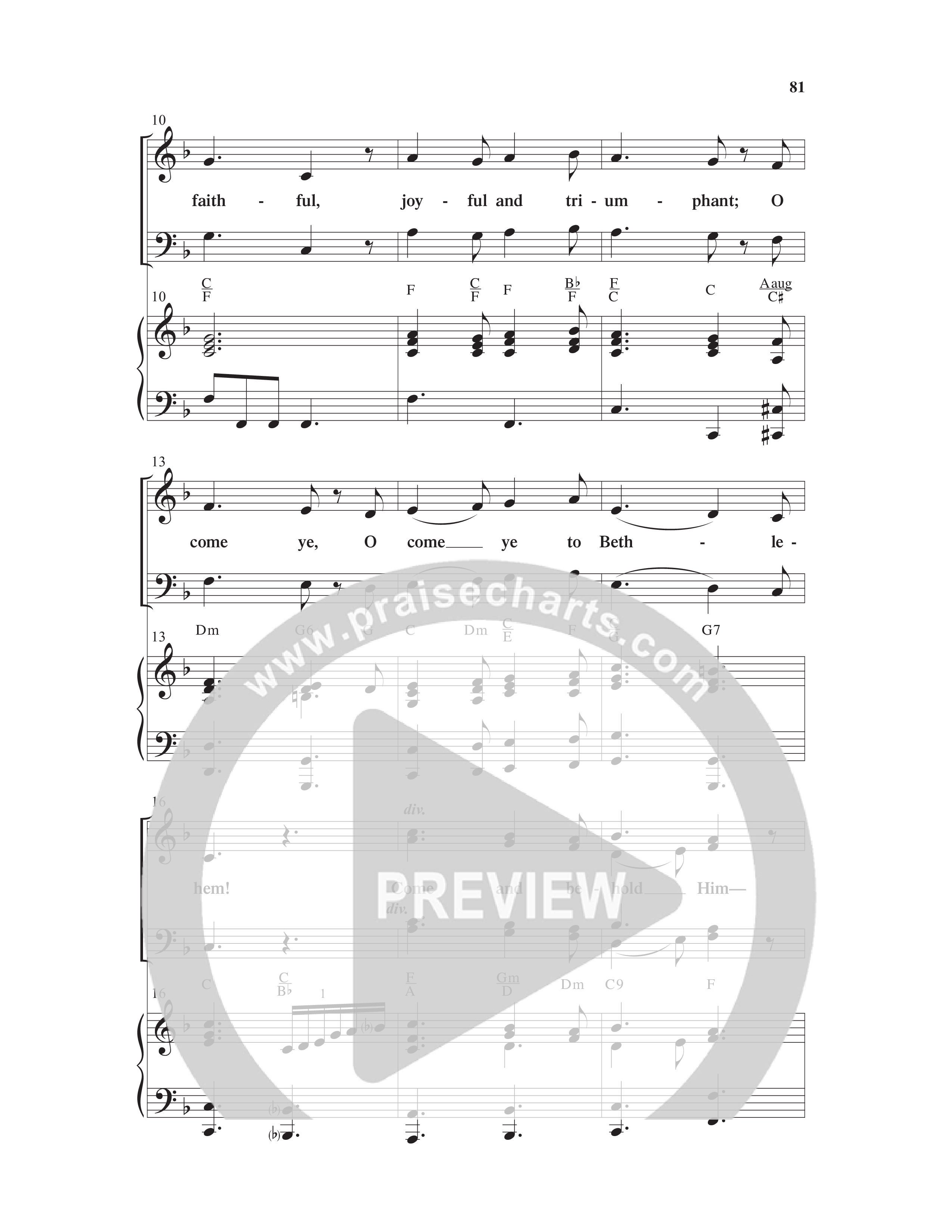 How Great Our Joy (10 Song Choral Collection) Song 9 (Piano SATB) (Word Music Choral / Arr. Marty Parks)