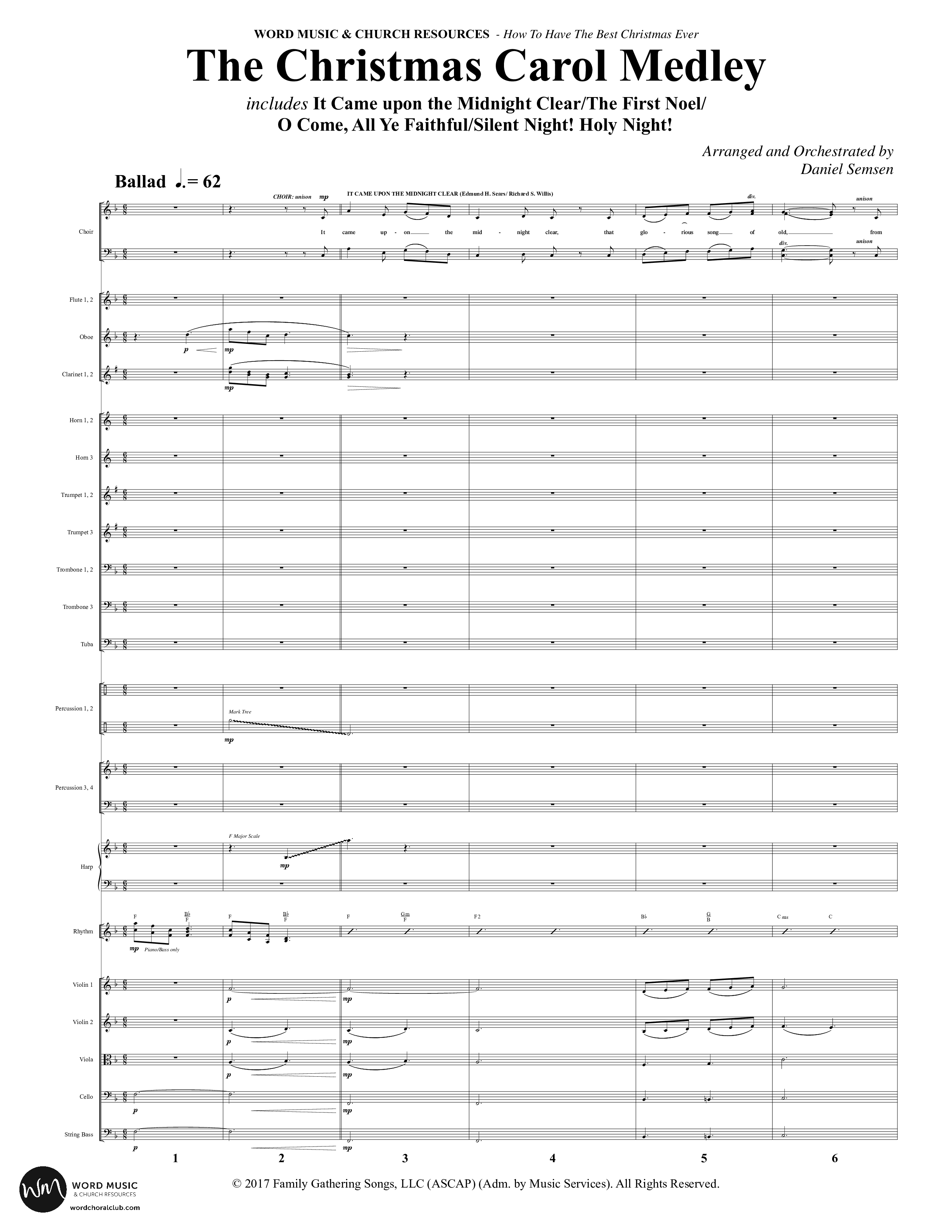 How To Have The Best Christmas Ever (15 Song Choral Collection) Song 12 (Orchestration) (Word Music Choral / Arr. Daniel Semsen)