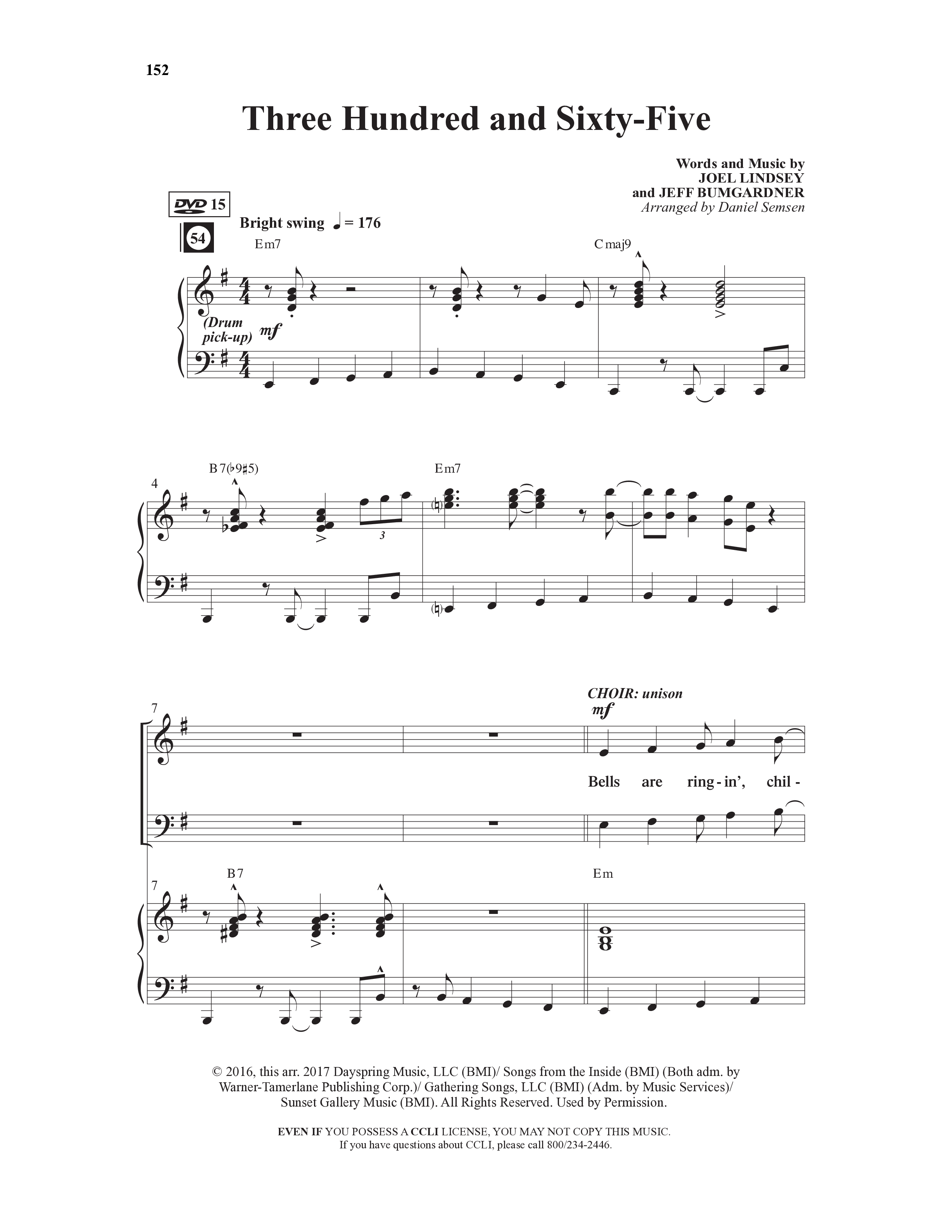 How To Have The Best Christmas Ever (15 Song Choral Collection) Song 14 (Piano SATB) (Word Music Choral / Arr. Daniel Semsen)