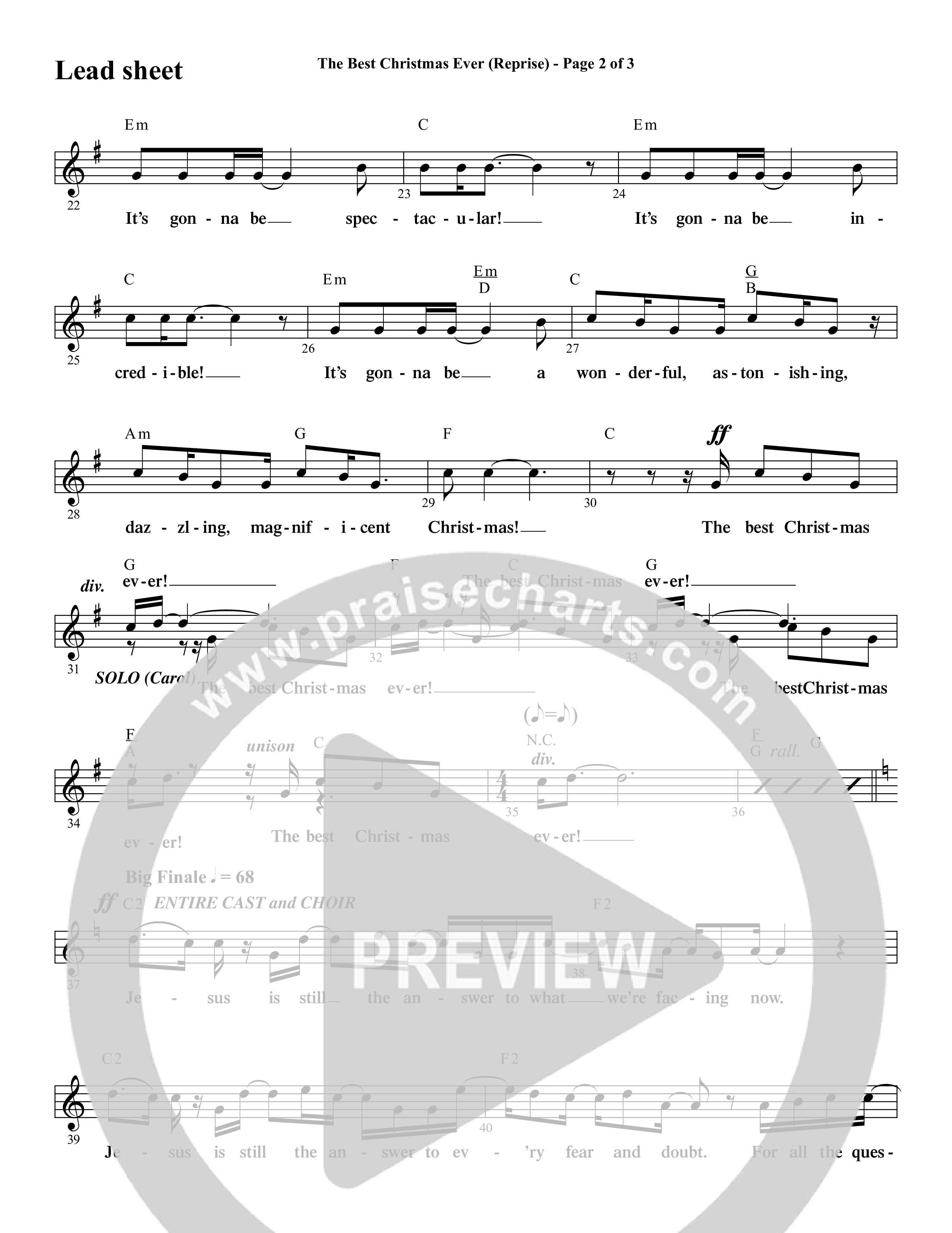 How To Have The Best Christmas Ever (15 Song Choral Collection) Song 15 (Lead & Chords) (Word Music Choral / Arr. Daniel Semsen)