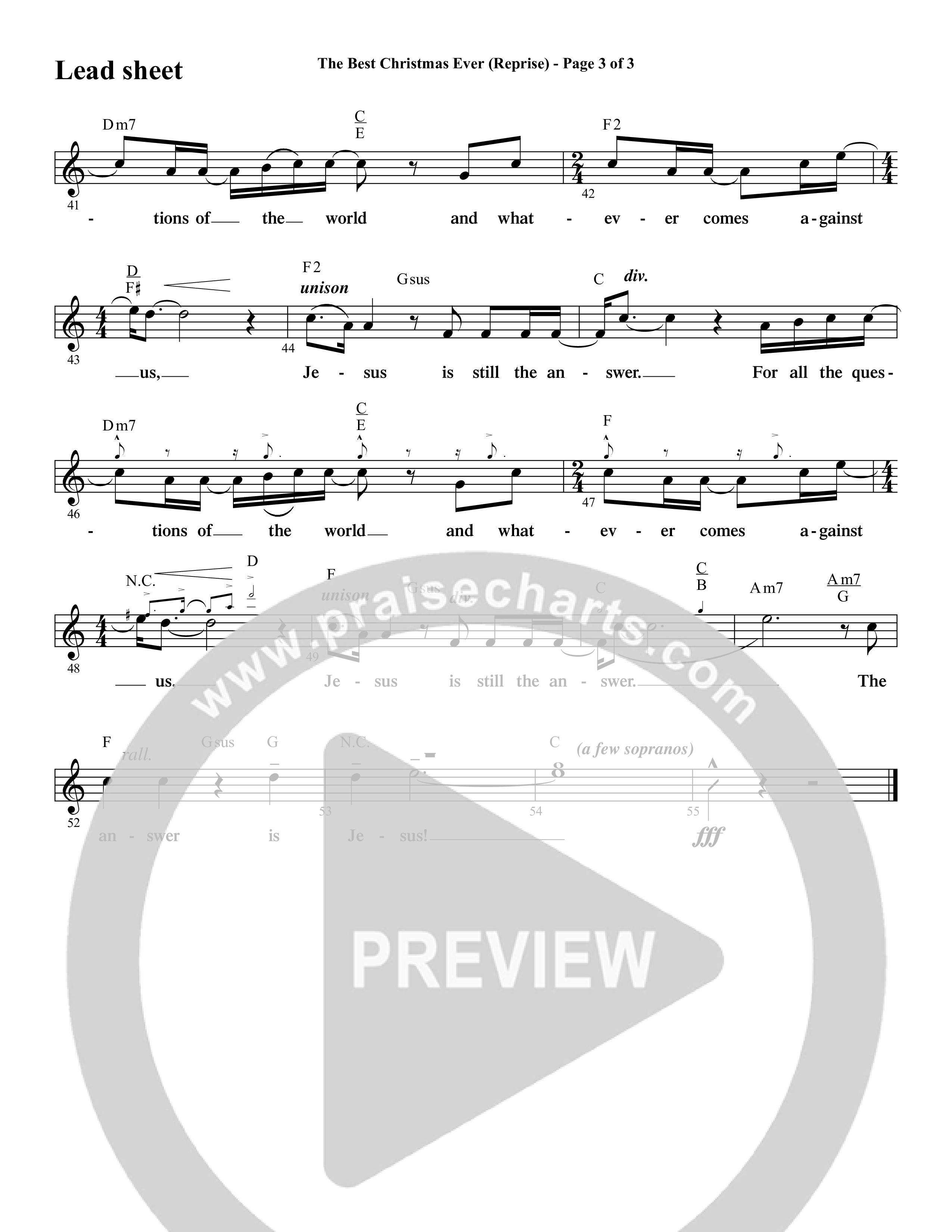 How To Have The Best Christmas Ever (15 Song Choral Collection) Song 15 (Lead & Chords) (Word Music Choral / Arr. Daniel Semsen)