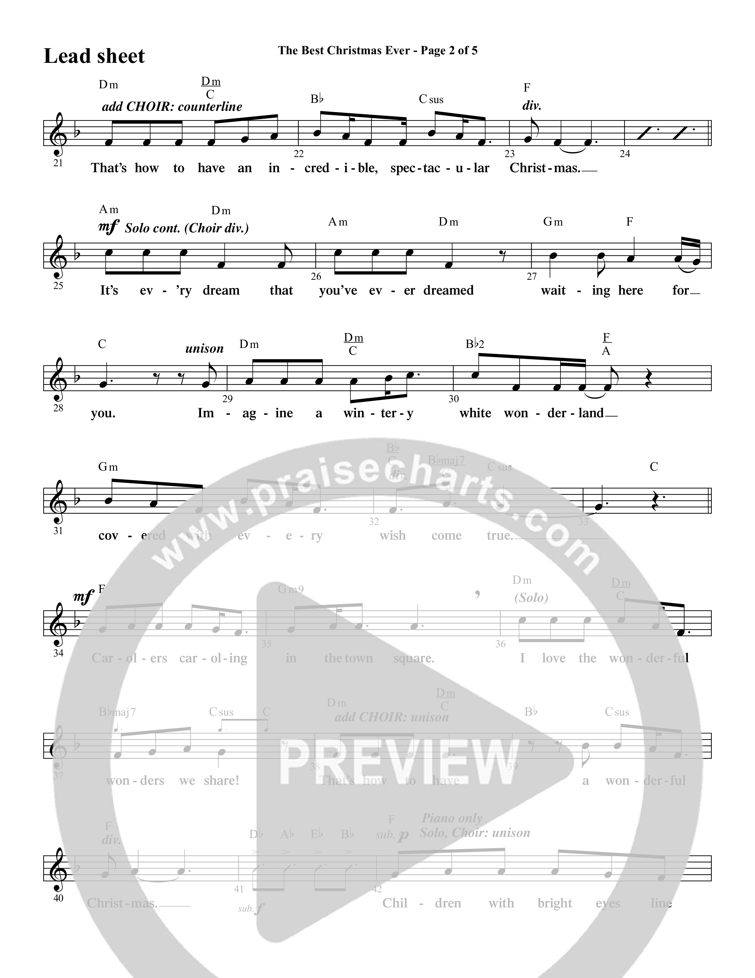 How To Have The Best Christmas Ever (15 Song Choral Collection) Lead & Chords Collection (Word Music Choral / Arr. Daniel Semsen)