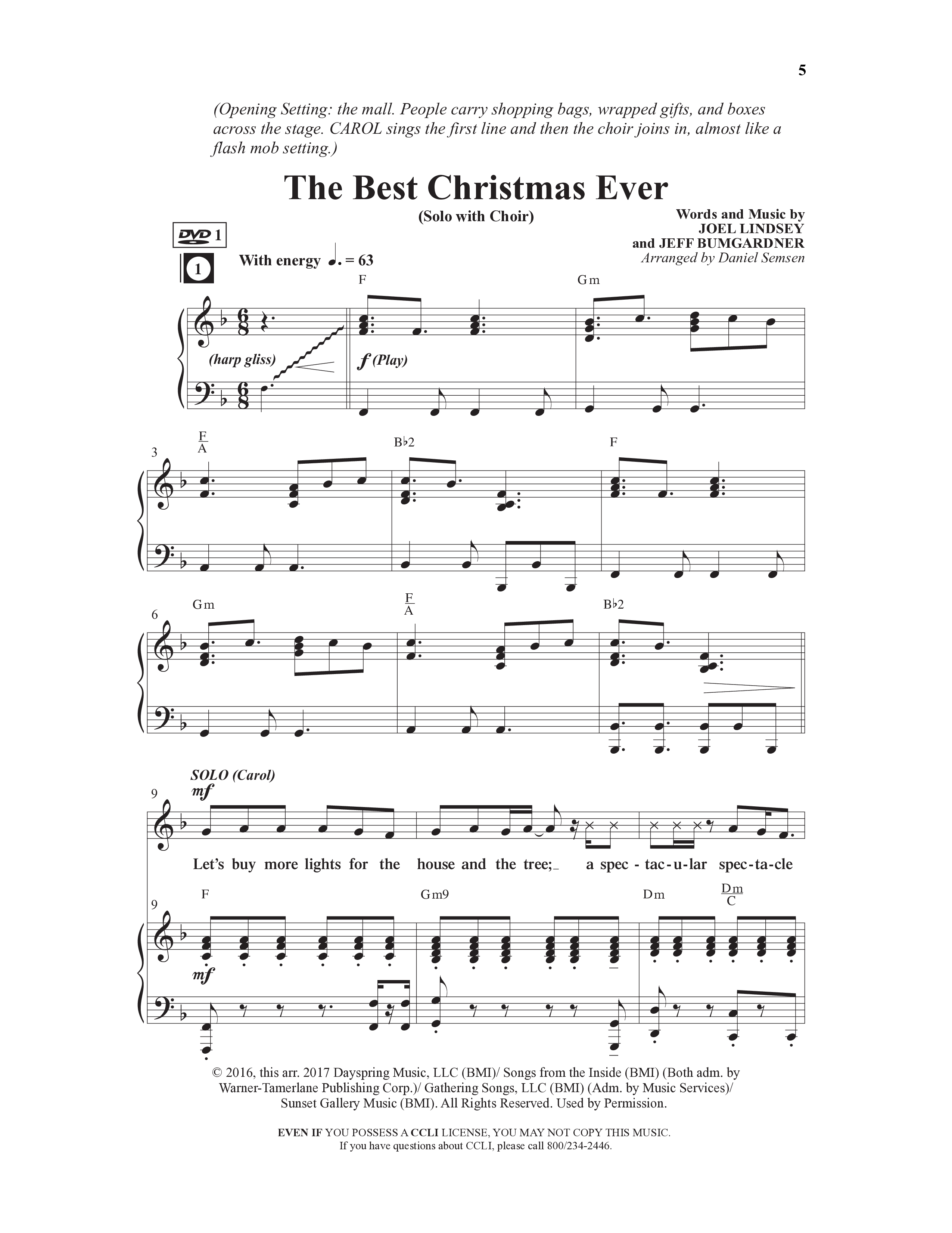 How To Have The Best Christmas Ever (15 Song Choral Collection) Song 1 (Piano SATB) (Word Music Choral / Arr. Daniel Semsen)