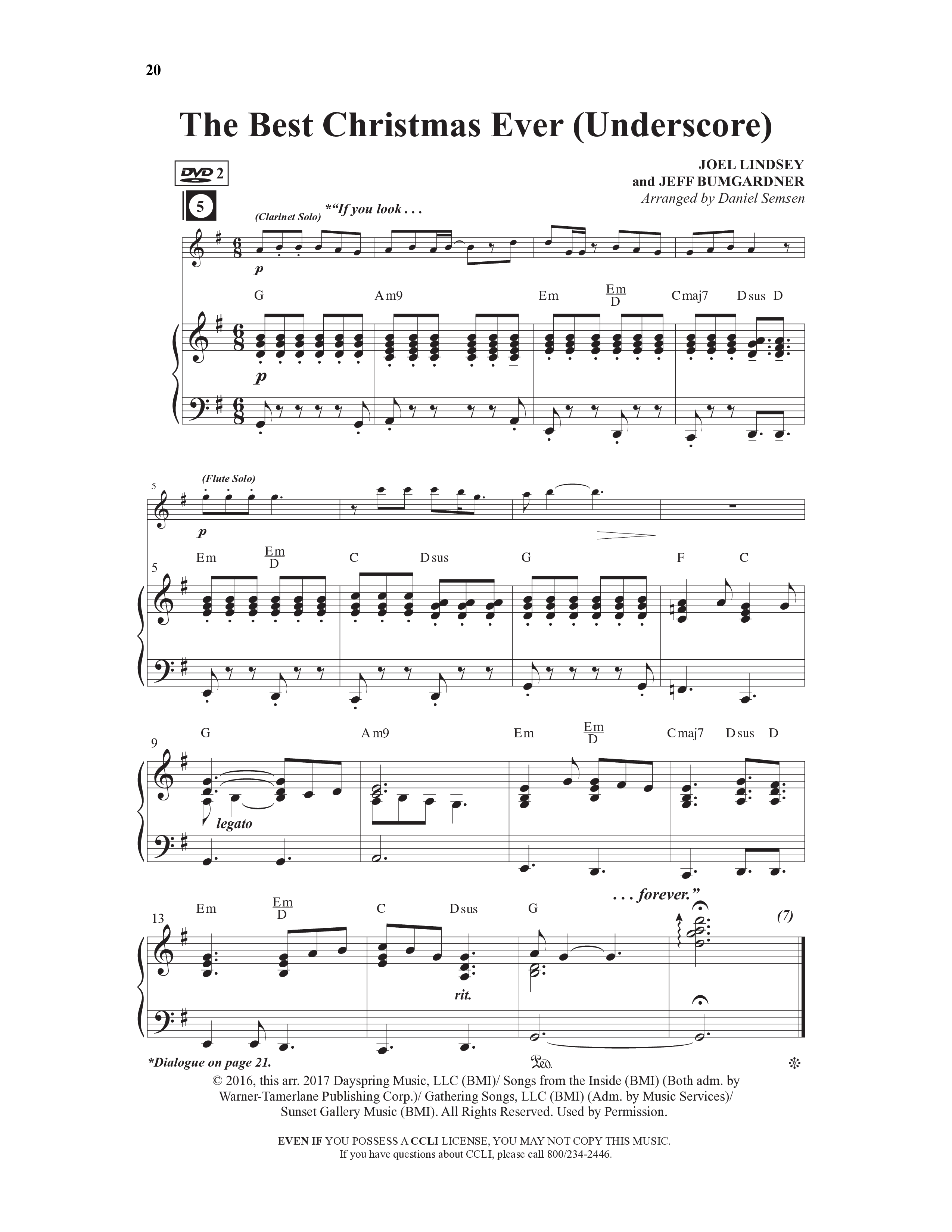 How To Have The Best Christmas Ever (15 Song Choral Collection) Song 2 (Piano SATB) (Word Music Choral / Arr. Daniel Semsen)
