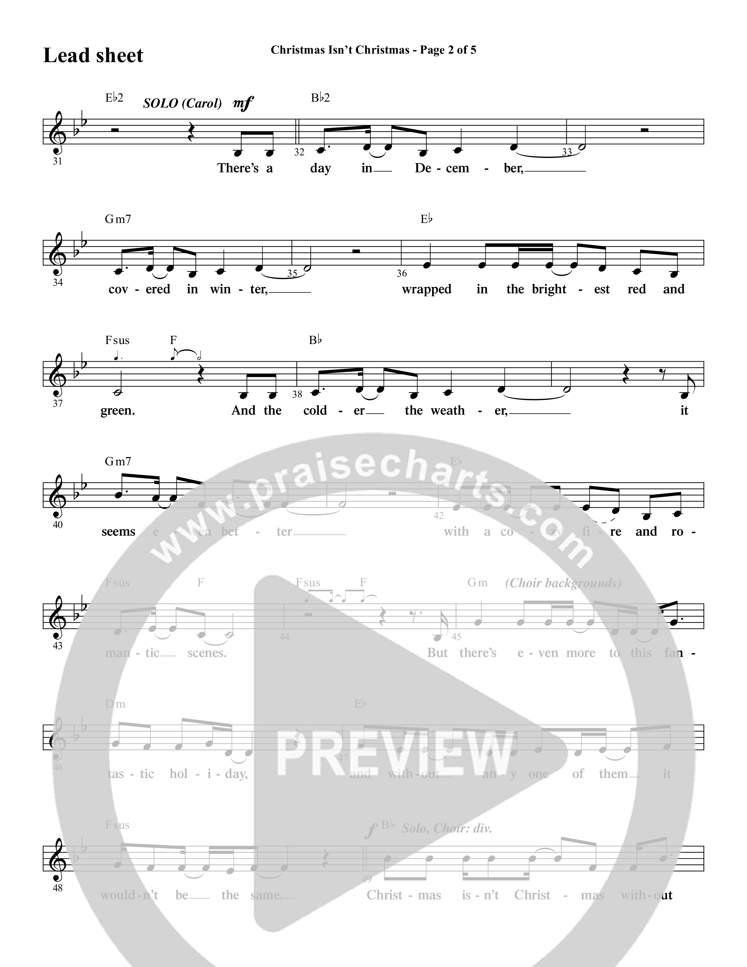 How To Have The Best Christmas Ever (15 Song Choral Collection) Song 3 (Lead & Chords) (Word Music Choral / Arr. Daniel Semsen)