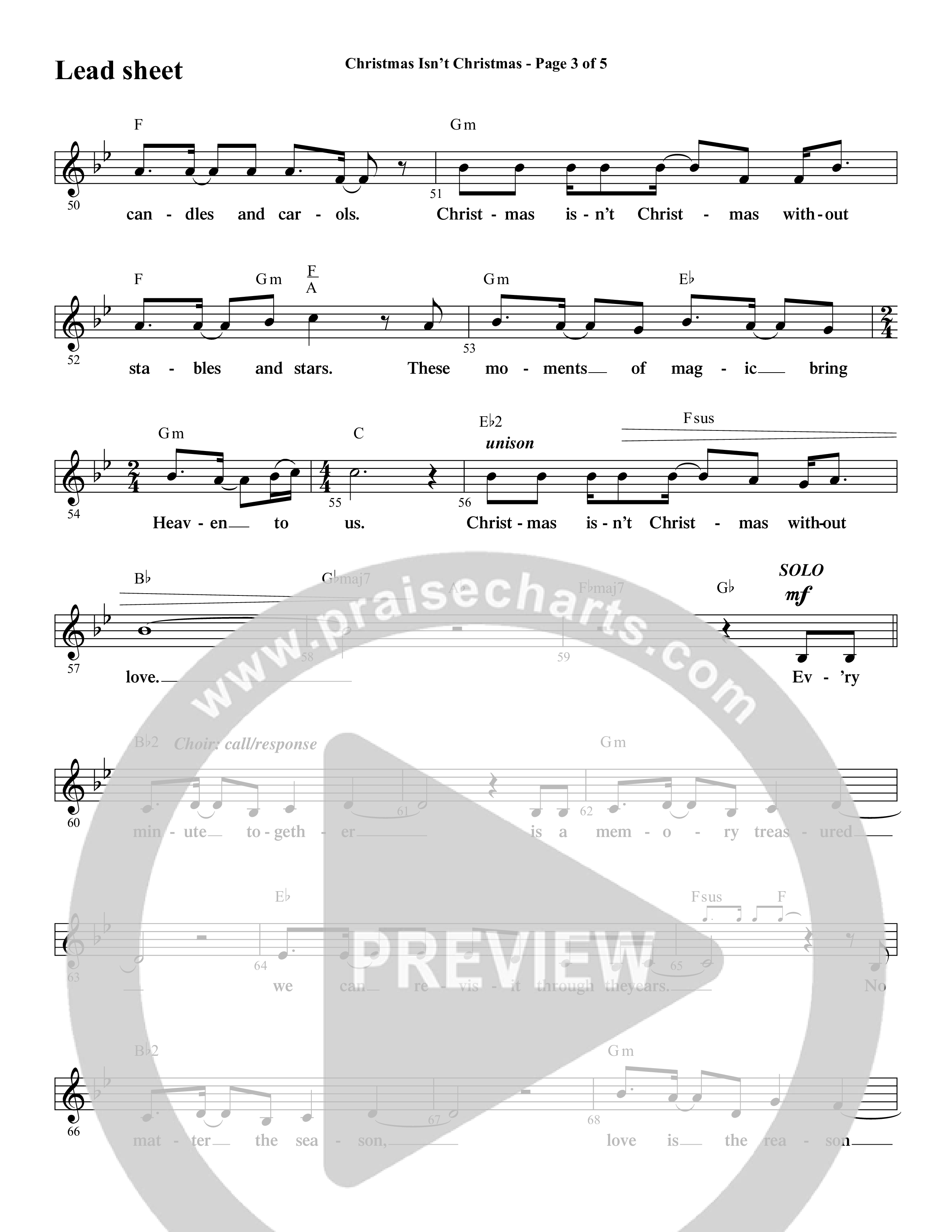 How To Have The Best Christmas Ever (15 Song Choral Collection) Song 3 (Lead & Chords) (Word Music Choral / Arr. Daniel Semsen)