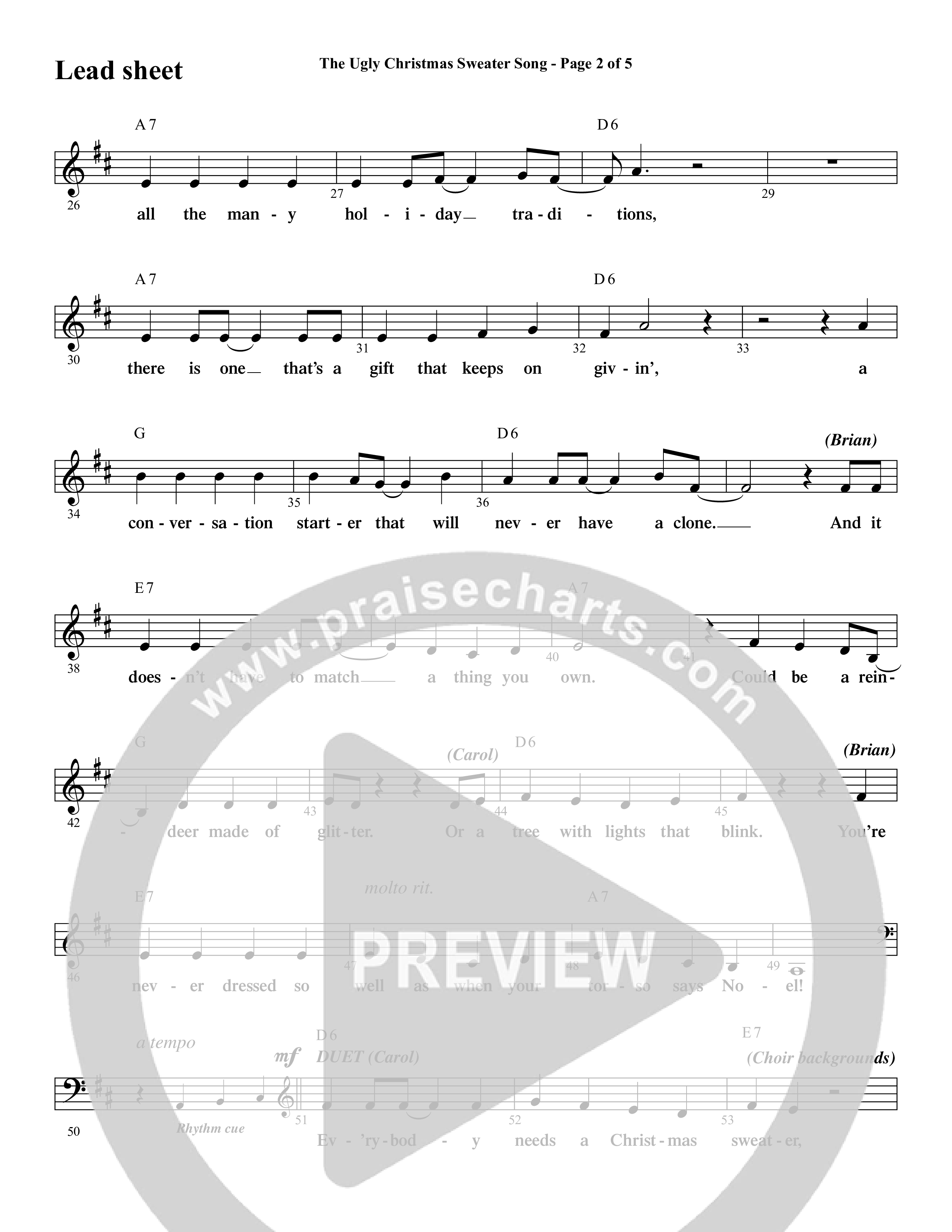 How To Have The Best Christmas Ever (15 Song Choral Collection) Song 4 (Lead & Chords) (Word Music Choral / Arr. Daniel Semsen)