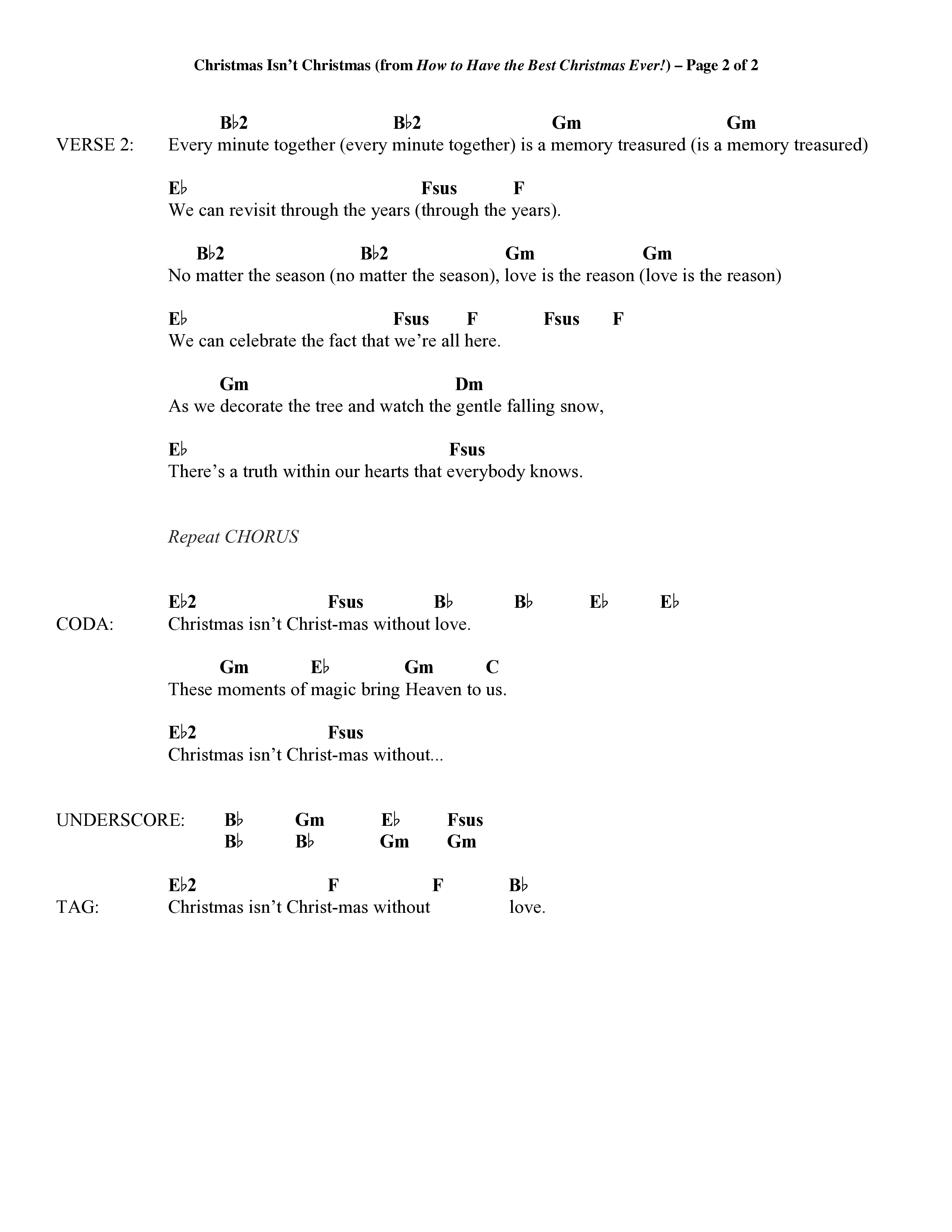 How To Have The Best Christmas Ever (15 Song Choral Collection) Song 4 (Orchestration) (Word Music Choral / Arr. Daniel Semsen)