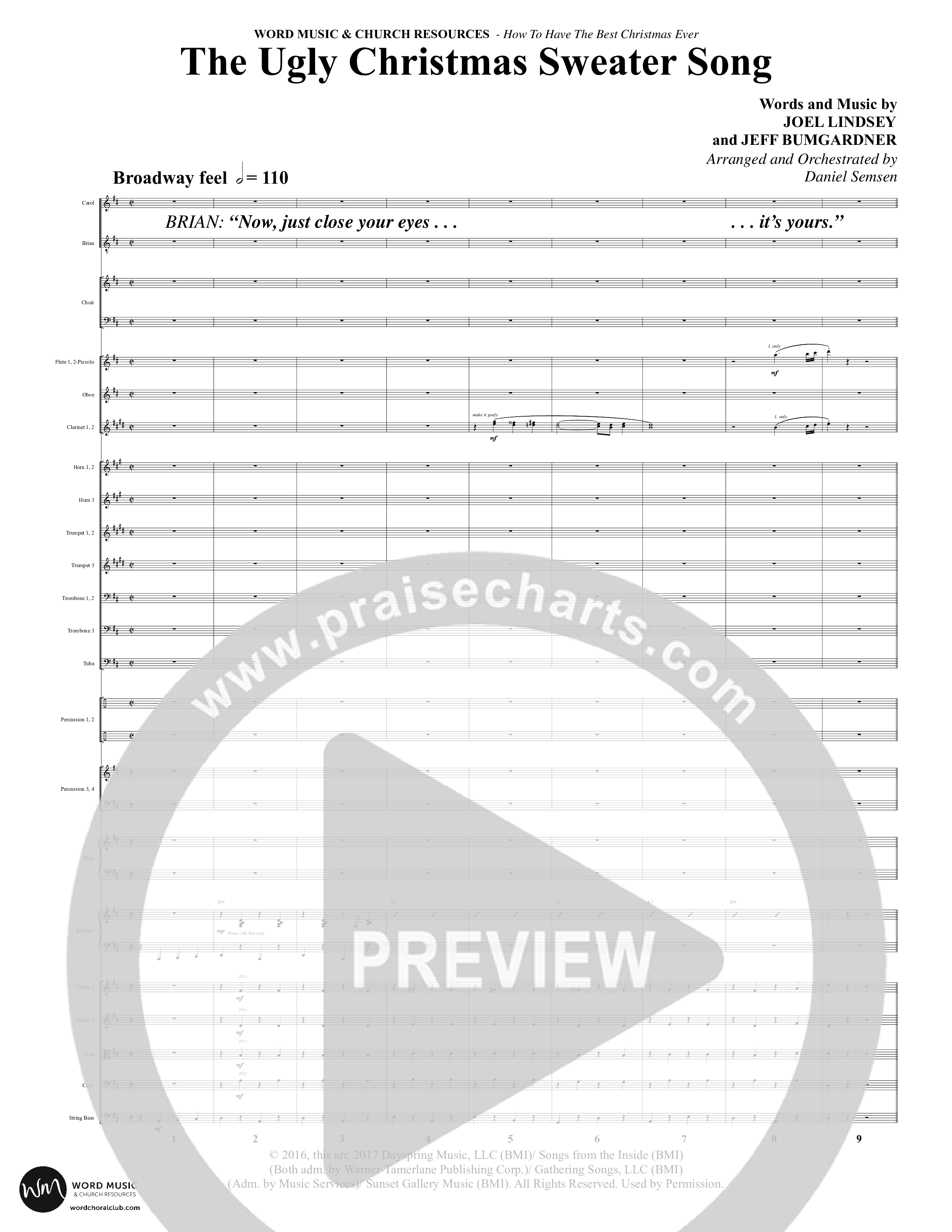 How To Have The Best Christmas Ever (15 Song Choral Collection) Song 4 (Orchestration) (Word Music Choral / Arr. Daniel Semsen)