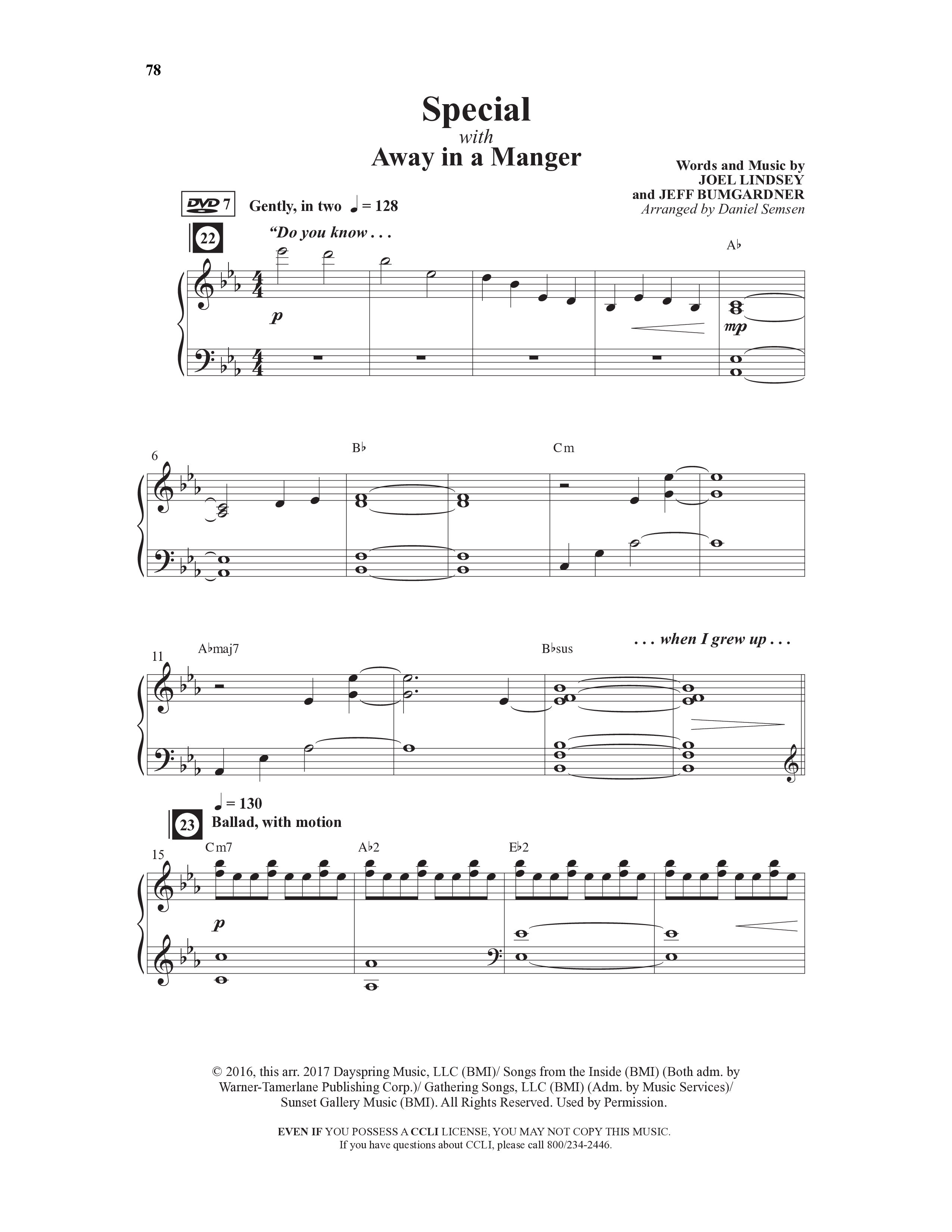How To Have The Best Christmas Ever (15 Song Choral Collection) Song 6 (Piano SATB) (Word Music Choral / Arr. Daniel Semsen)