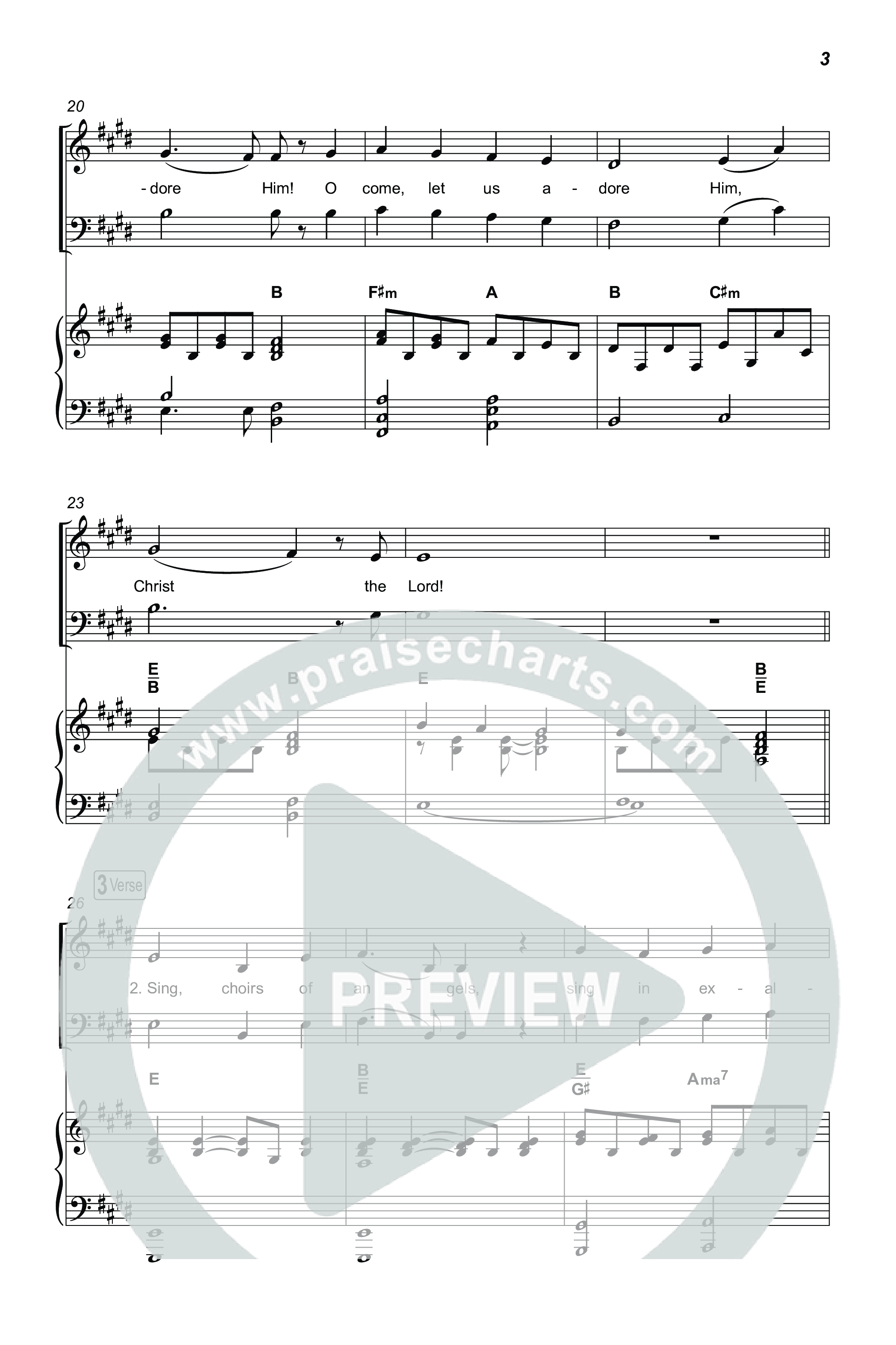 O Come All Ye Faithful (Hallelujah) (Choral Anthem SATB) Octavo (SATB & Pno) (Charity Gayle / Arr. Luke Gambill)