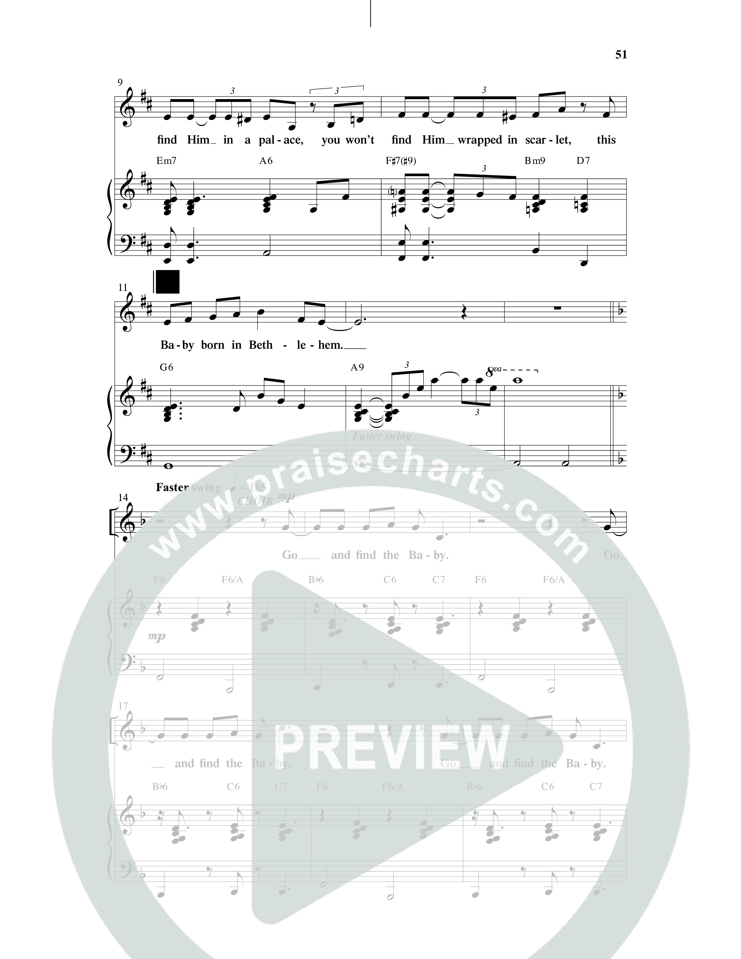 Isaiah Jones And Seekers Of The Lost Christmas Treasure (17 Song Choral Collection) Song 10 (Piano SATB) (WordKidz / Arr. Daniel Semsen)