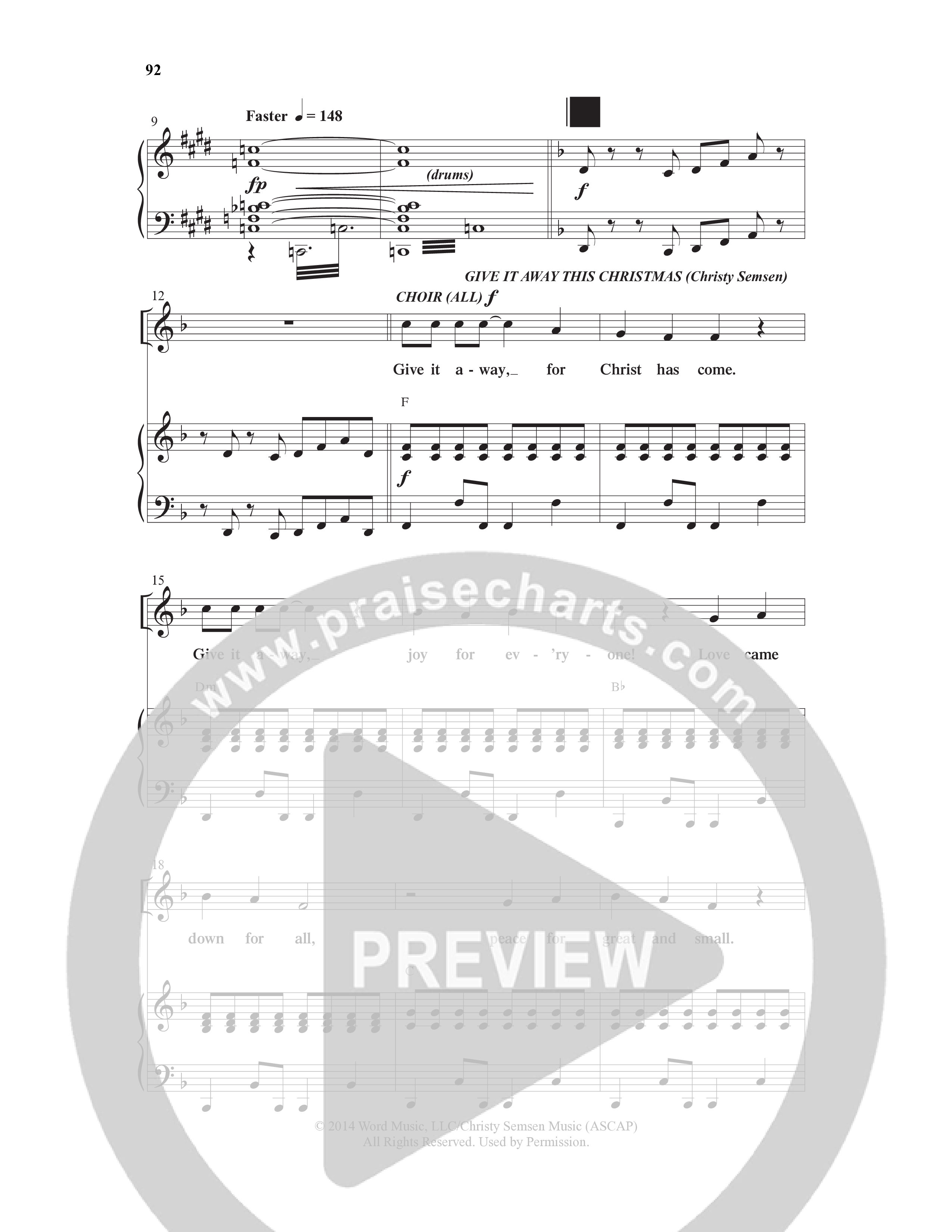 Isaiah Jones And Seekers Of The Lost Christmas Treasure (17 Song Choral Collection) Song 16 (Piano SATB) (WordKidz / Arr. Daniel Semsen)