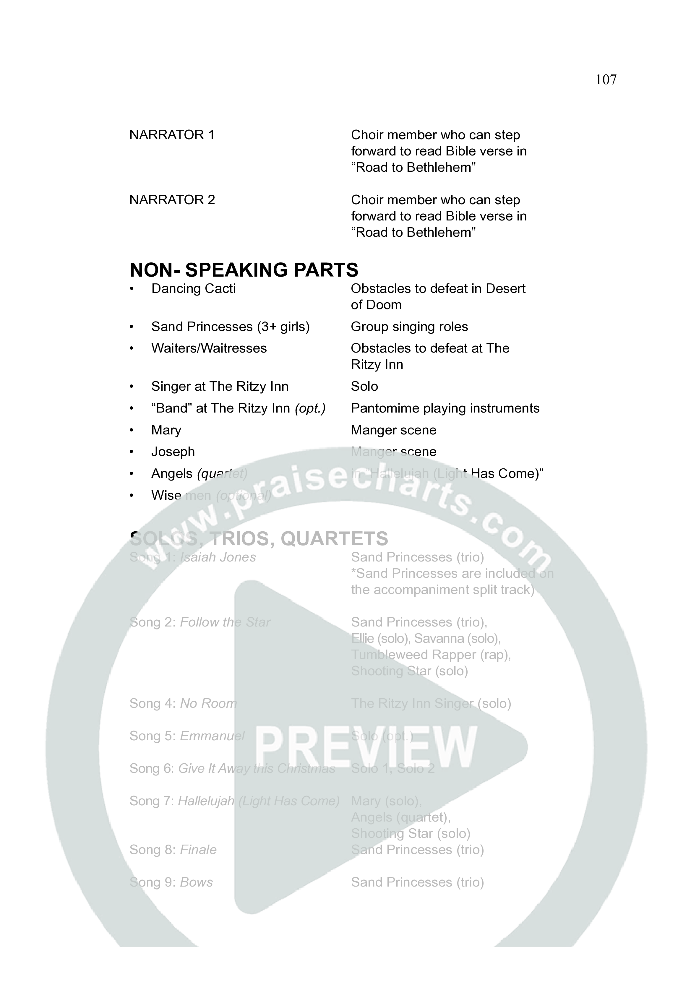 Isaiah Jones And Seekers Of The Lost Christmas Treasure (17 Song Choral Collection) Song 18 (Piano SATB) (WordKidz / Arr. Daniel Semsen)